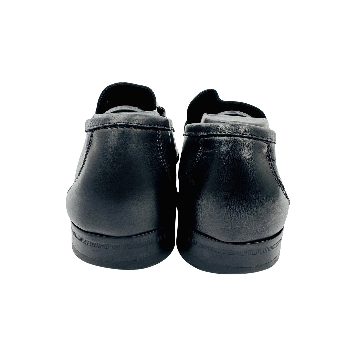 Salvatore Ferragamo Gancini Bit Black Loafers (Size 41/41.5) - YQ 7114