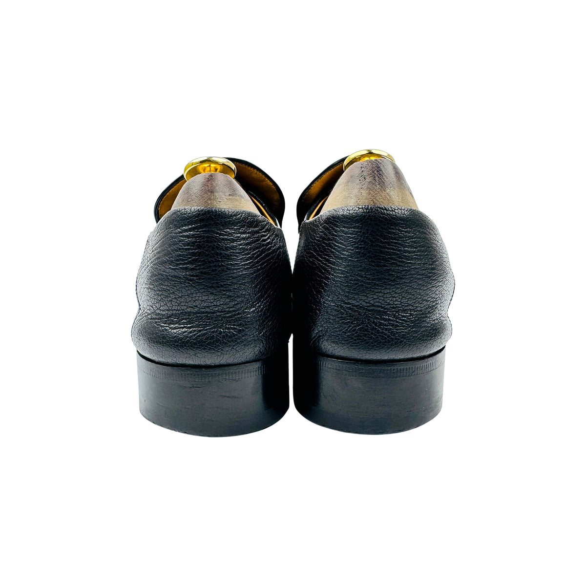 Gucci 1953 Black Leather Horsebit Loafers (Size 43)
