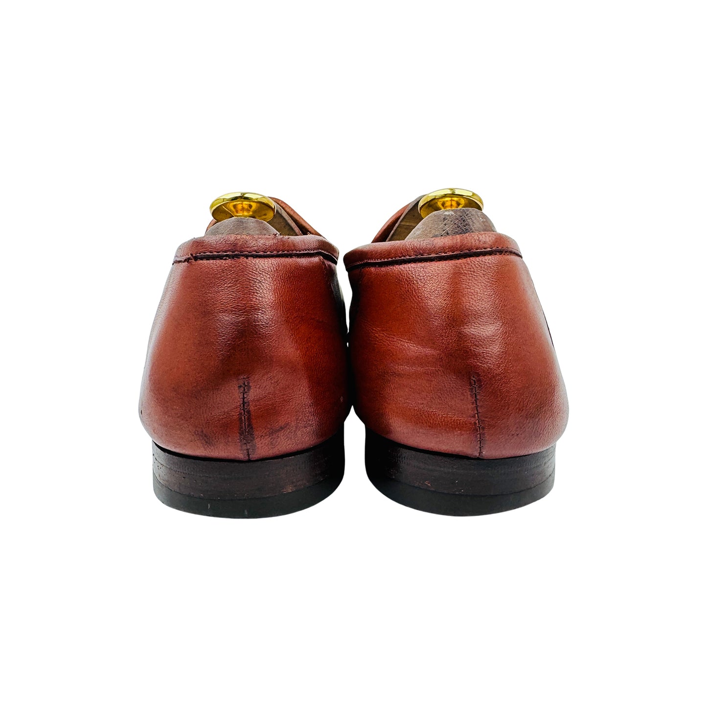 Santoni Men's Brown Penny Loafers (Size 43) - 20110015