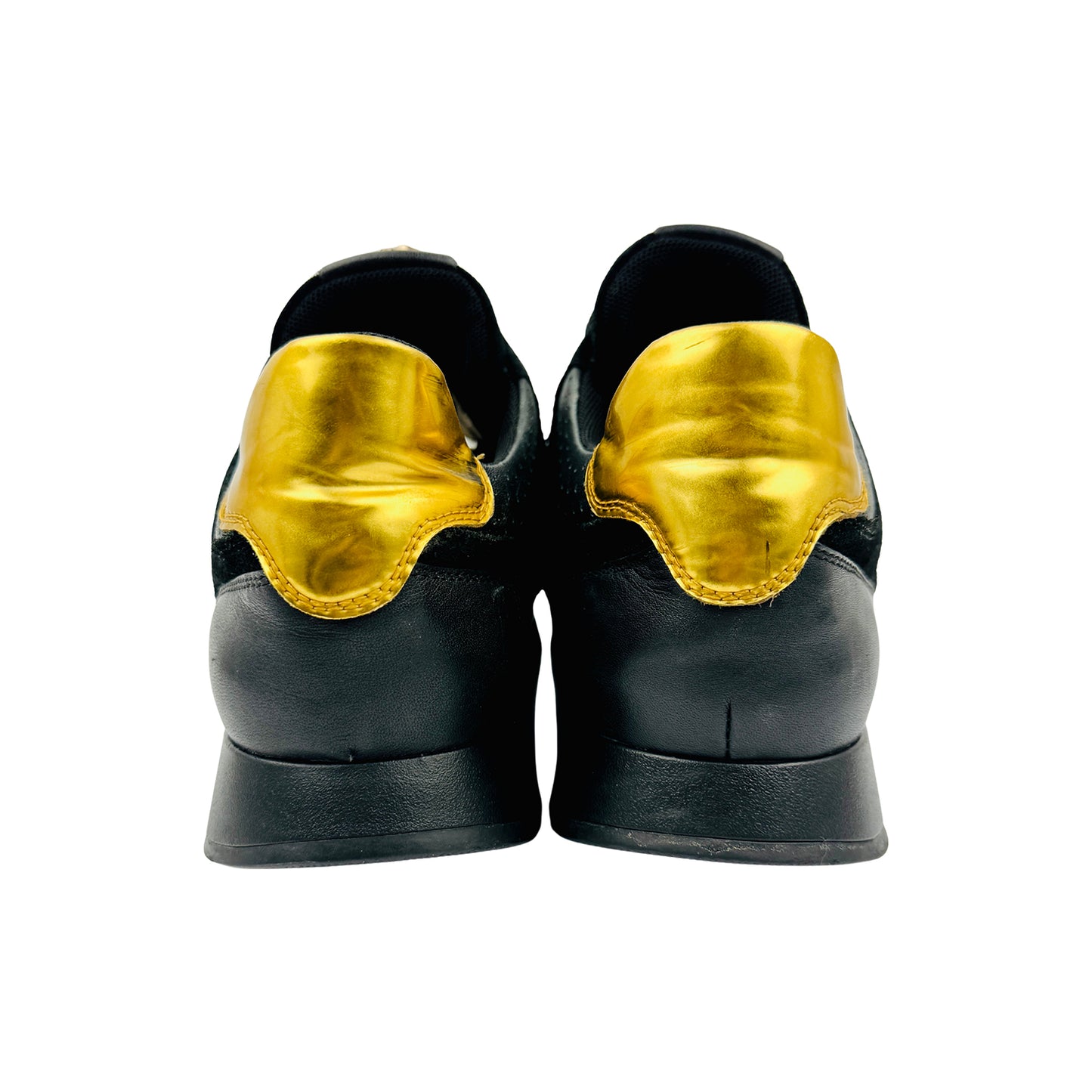 Versace Men's Greek Key Black Shoes (Size 42/42.5) - DSU5638