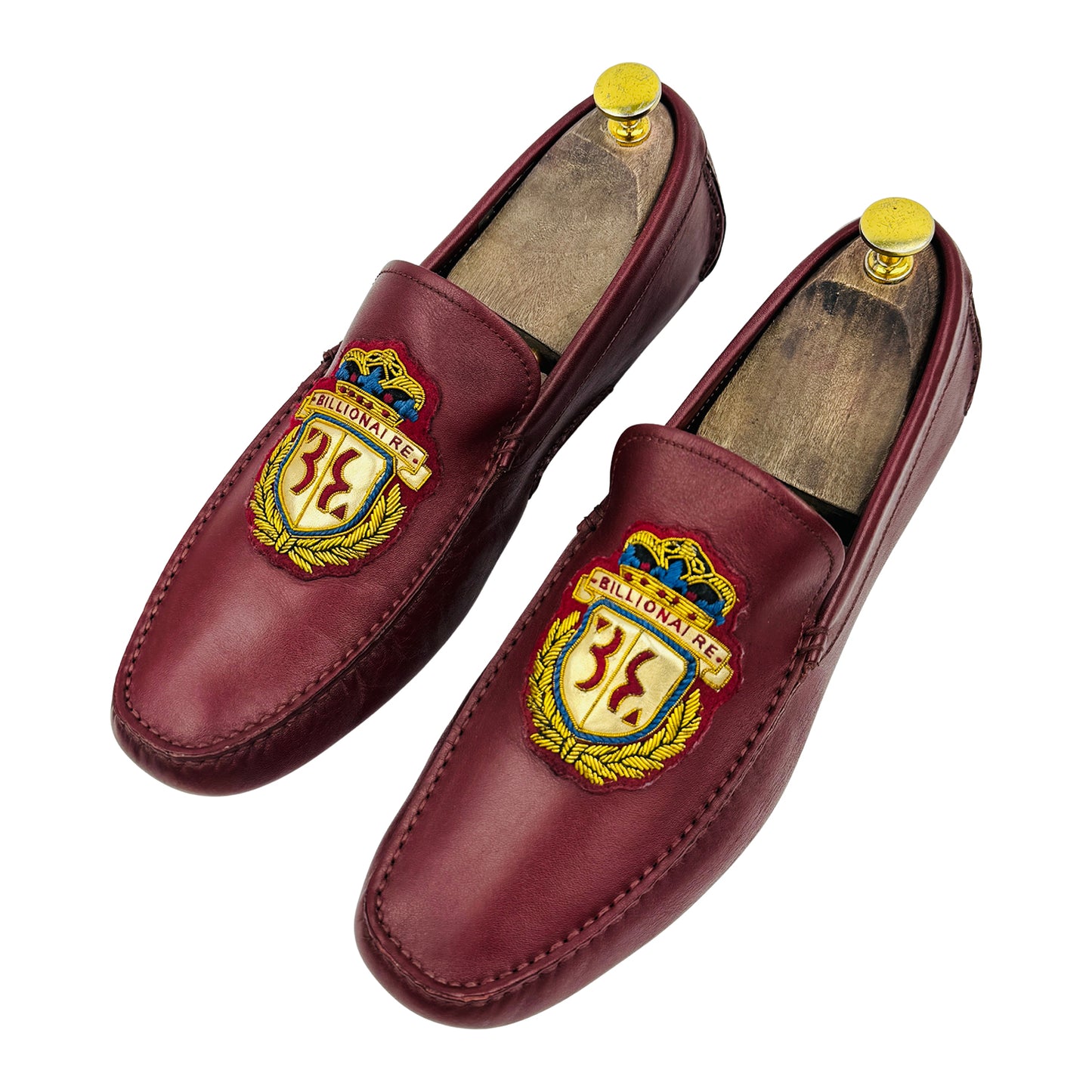 Billionaire Men's Italian Couture Crest Loafers (Size 42.5)