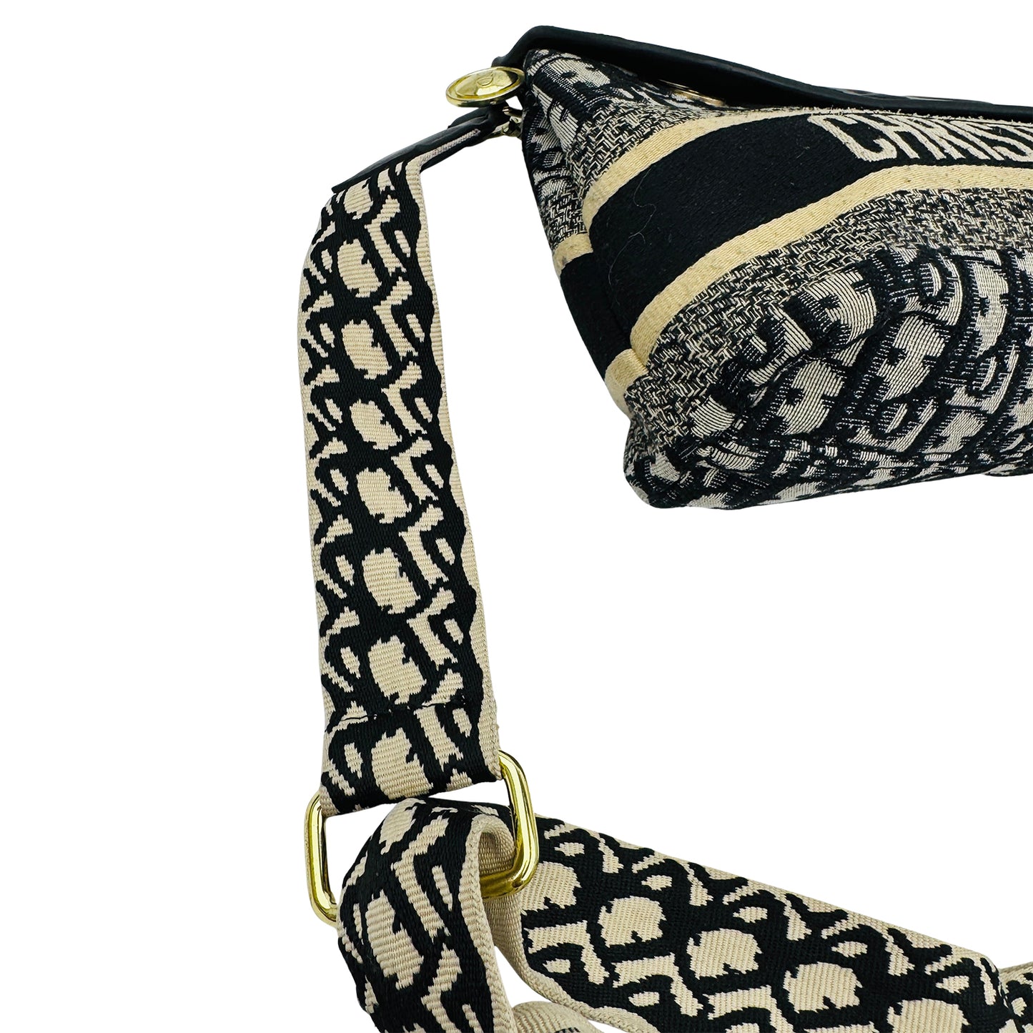 Christian Dior Diorcamp Messenger 'Beige Black' Hand Bag