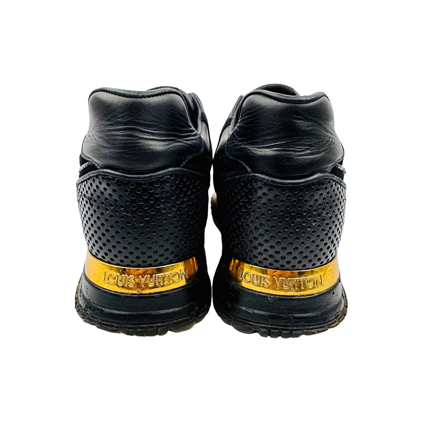 Louis Vuitton Run Away Black Sneakers (Size 37/37.5) - GO 0195