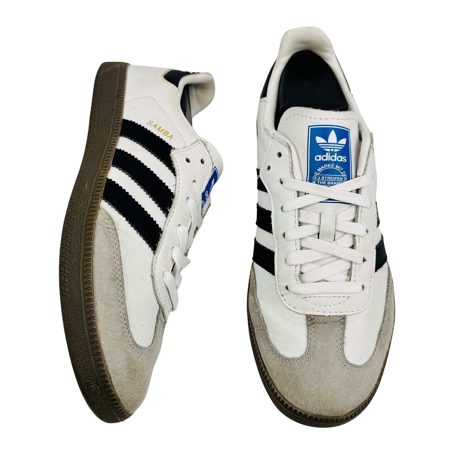 Adidas Samba OG 'Cloud White' Sneakers (Size 39.5) - B75806