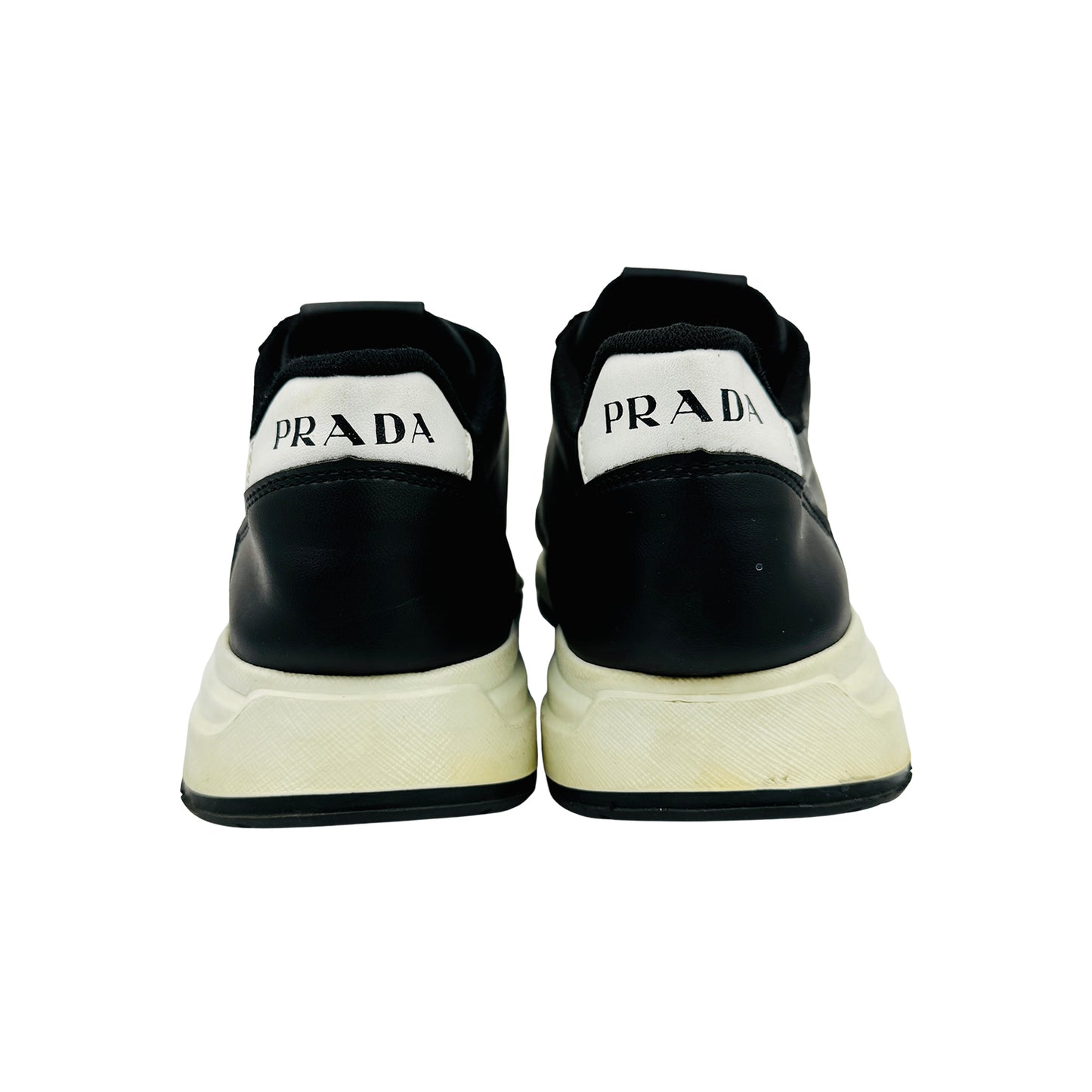 Prada Men's Prax 01 'Black White' Sneakers (Size 43)