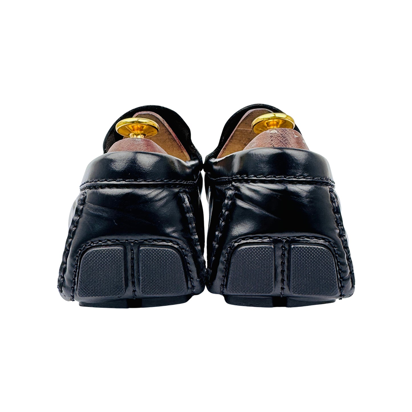 Louis Vuitton Men's Black Italian Loafers (Size 43)
