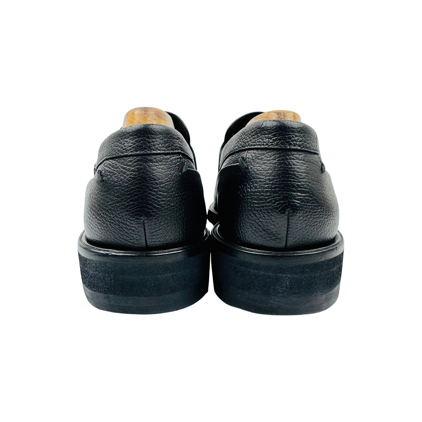 Bally Black Leather Single Monkstrap Loafers (Size 42.5)