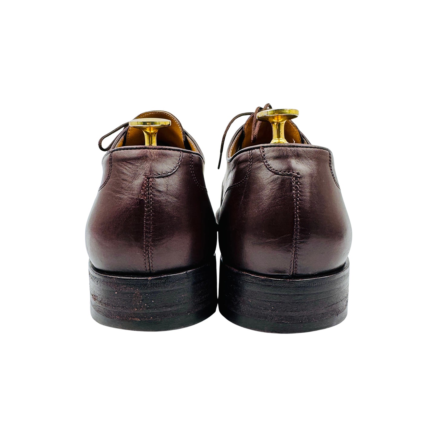 Bally Oronis Dark Brown Derby Shoes (Size 42/42.5)