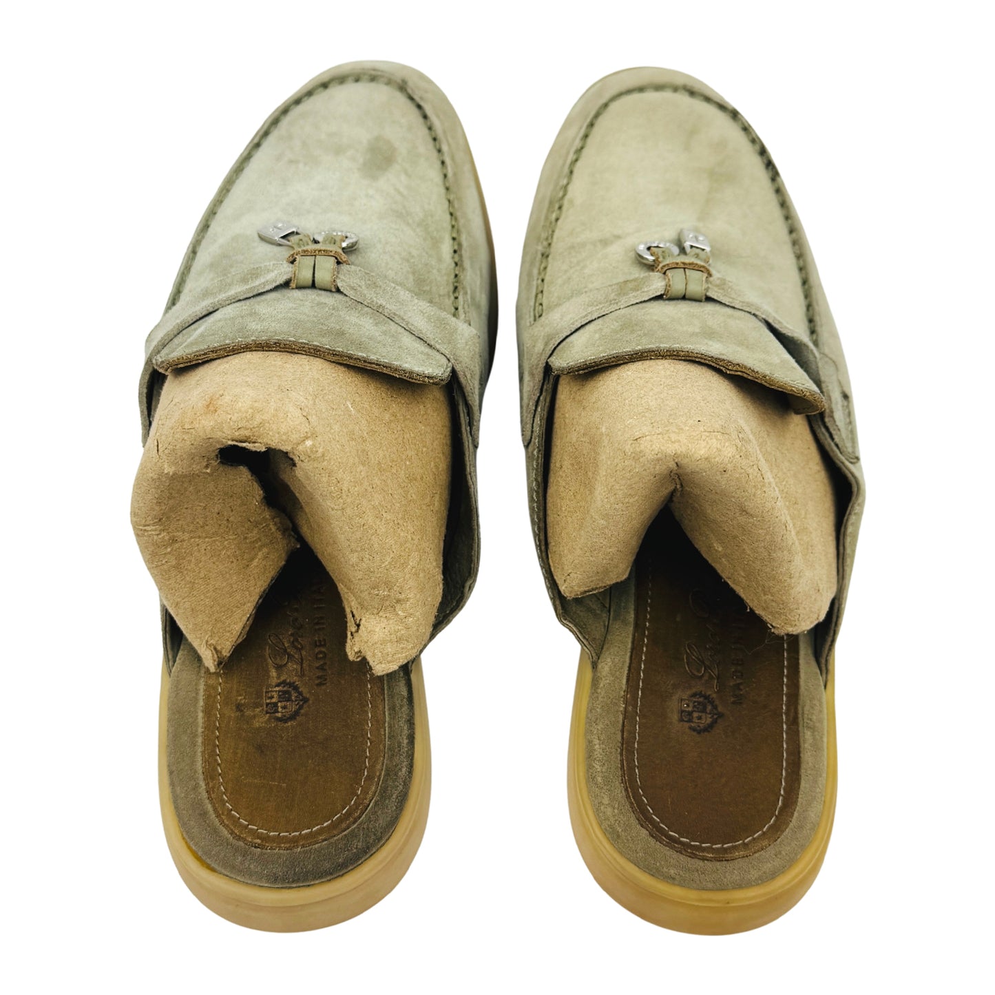Loro Piana Babouche Charms Walk Mules (Size 36)