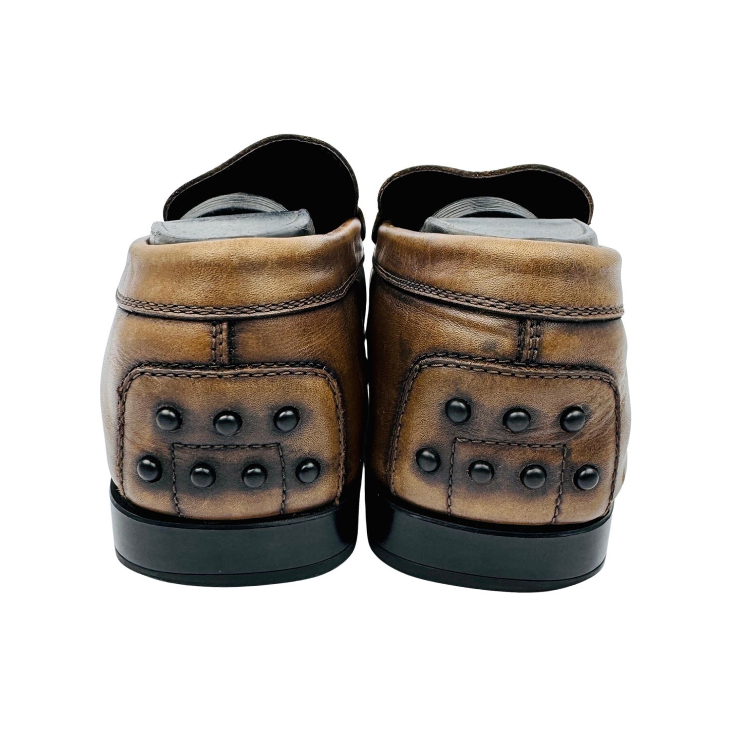 Tod's Gommino Brown Leather Penny Loafers (Size 40/40.5)