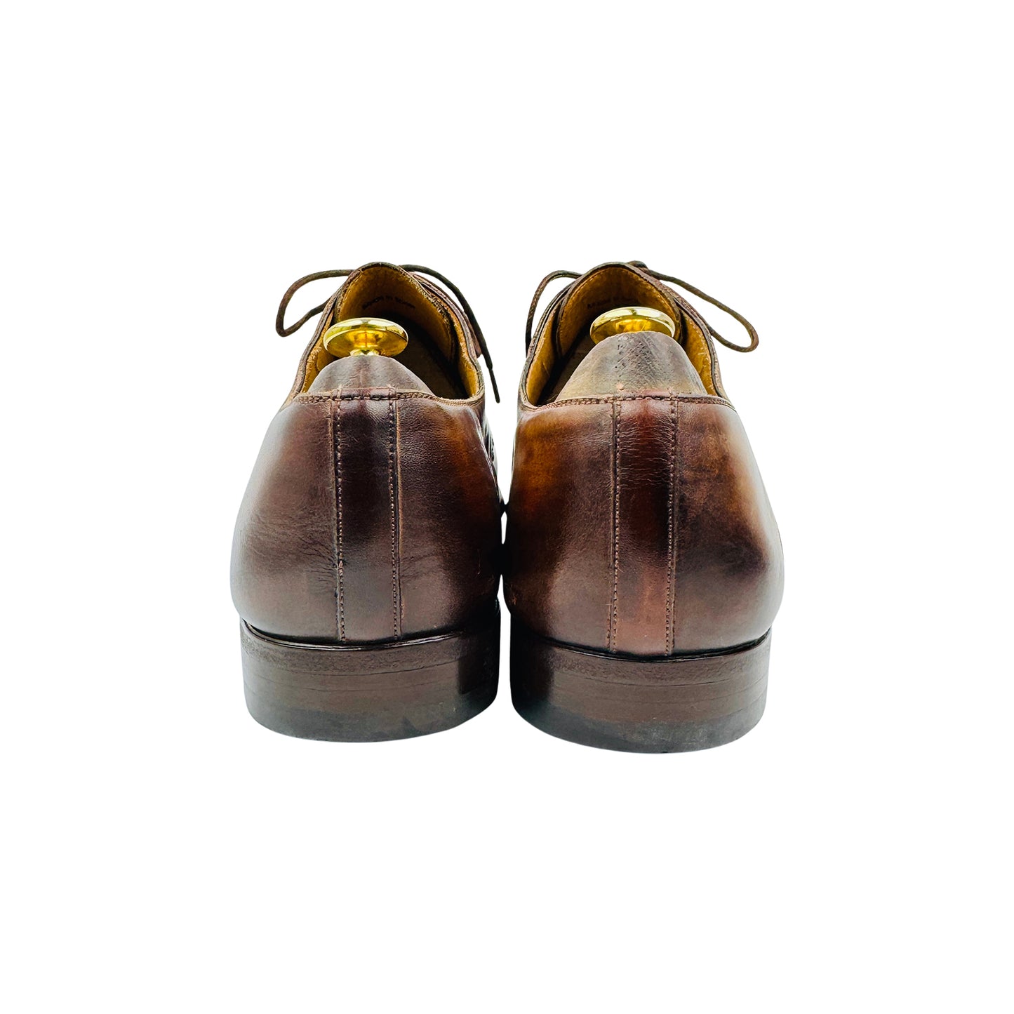 Magnanni Brown Leather Spanish Oxfords (Size 42)
