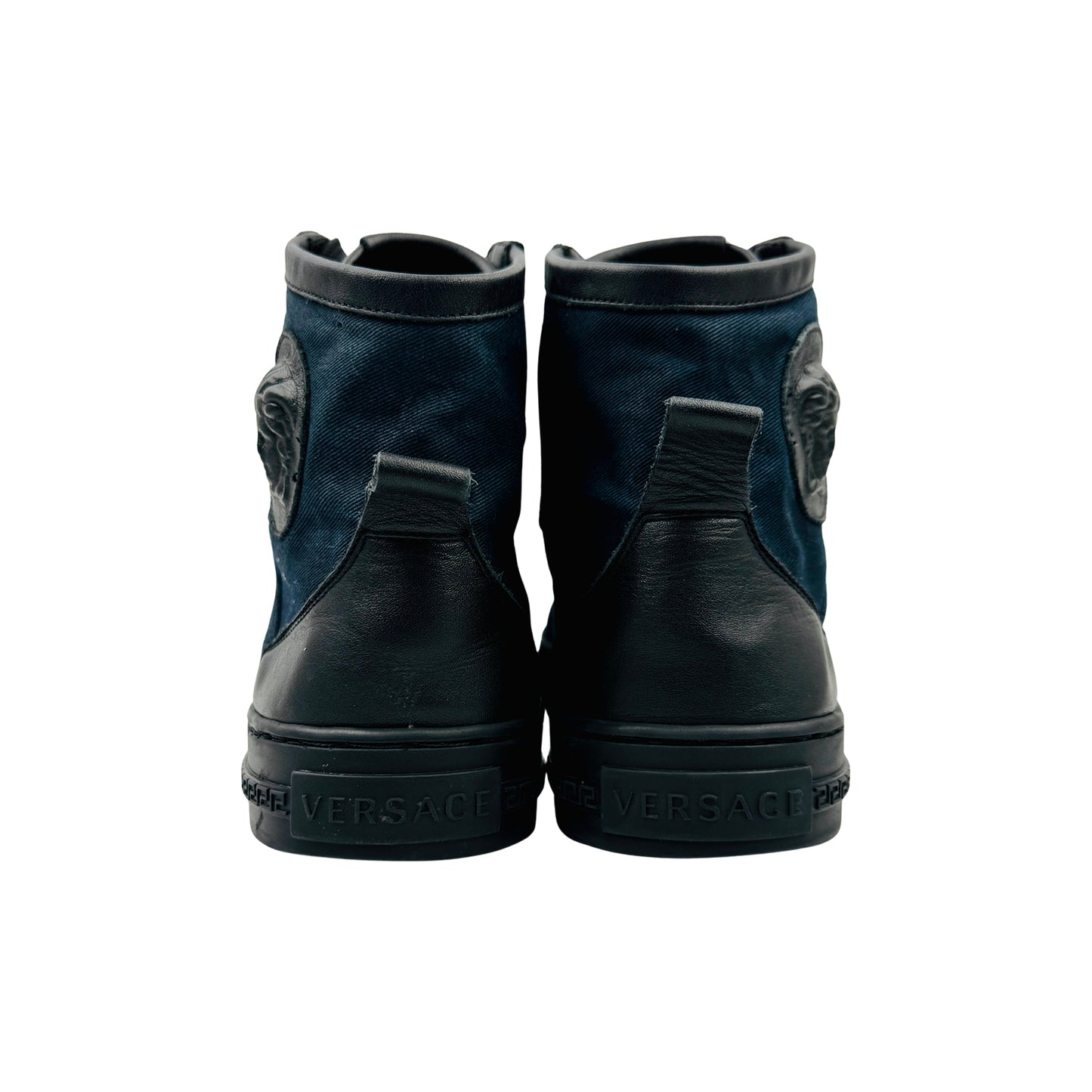 Versace Men's Tessuto-Vitello Sneakers (Size 40.5/41)