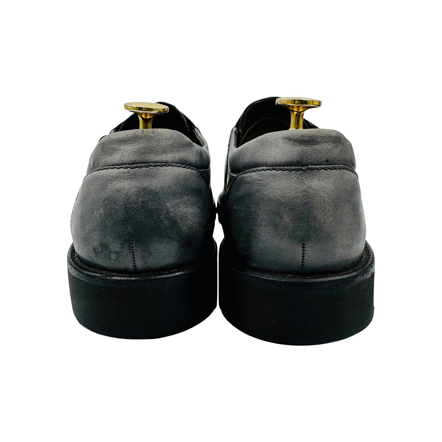 Bally Men's Single Monk Strap 'Sport Grey' Leather Loafers (Size 43.5)