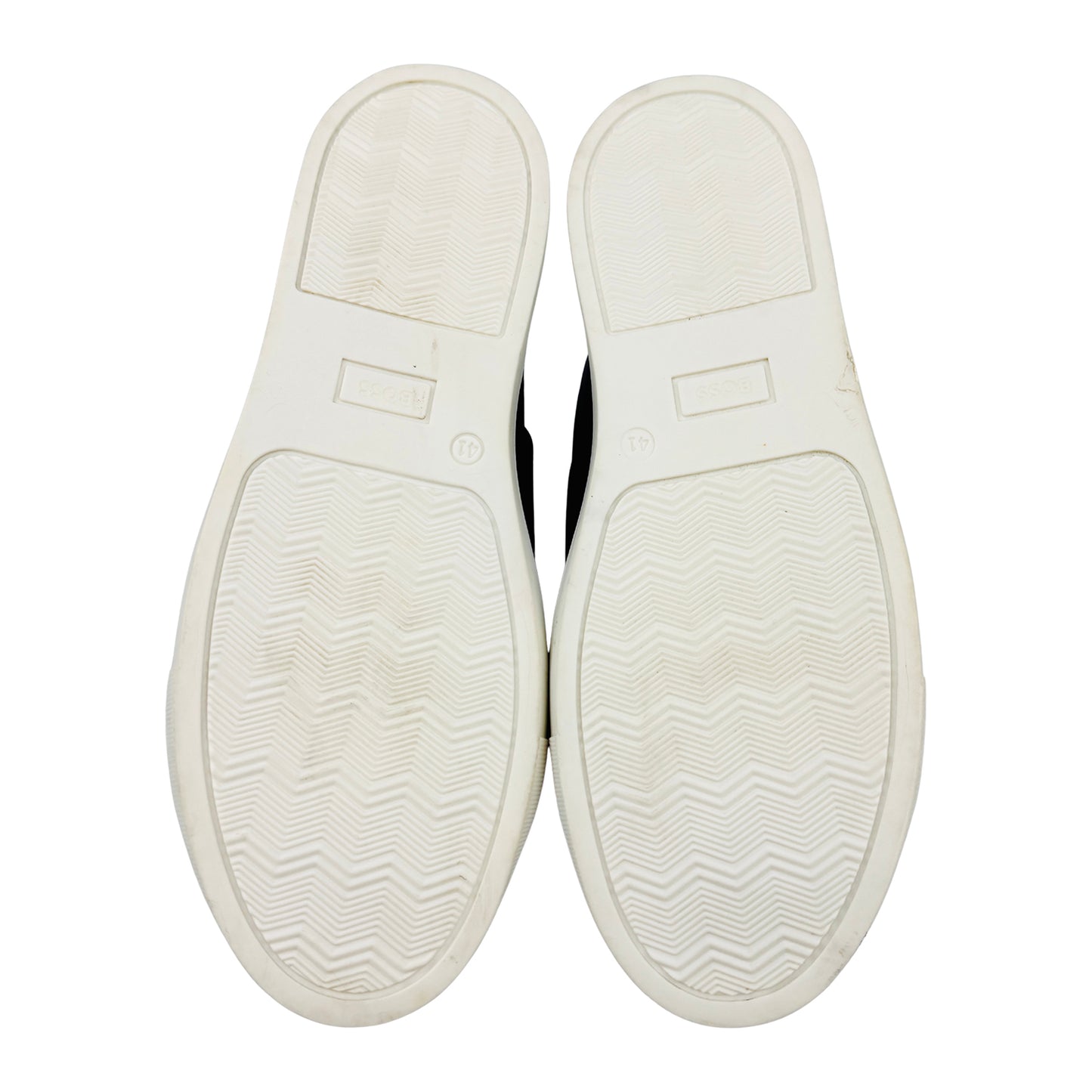 Hugo Boss Logo-Elastic Navy Slipon Shoes (Size 41)