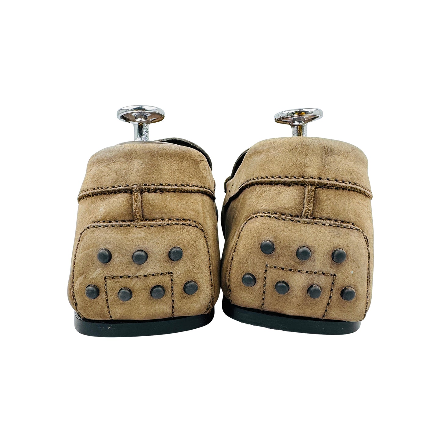 Tod's Men's Beige Suede Italian Loafers (Size 46)