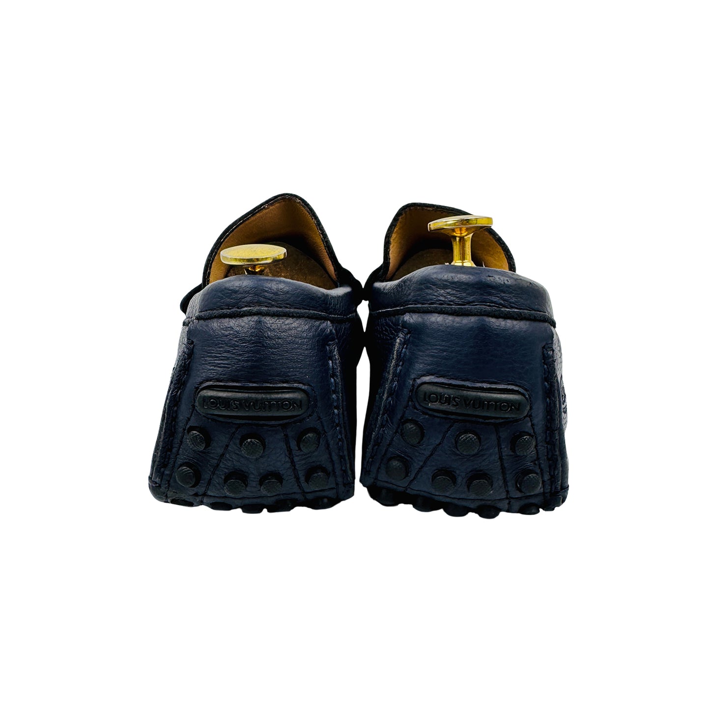 Louis Vuitton Hockenheim Navy Blue Loafers (Size 42)