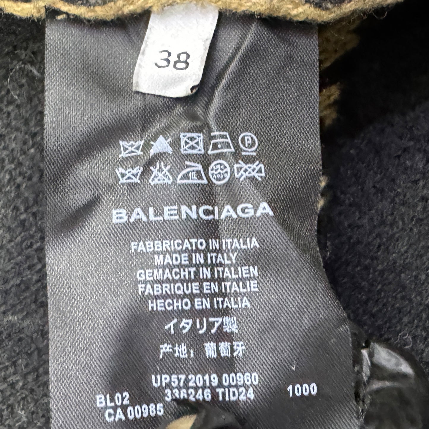 Balenciaga Allover Logo Crewneck Sweater (Size Small)