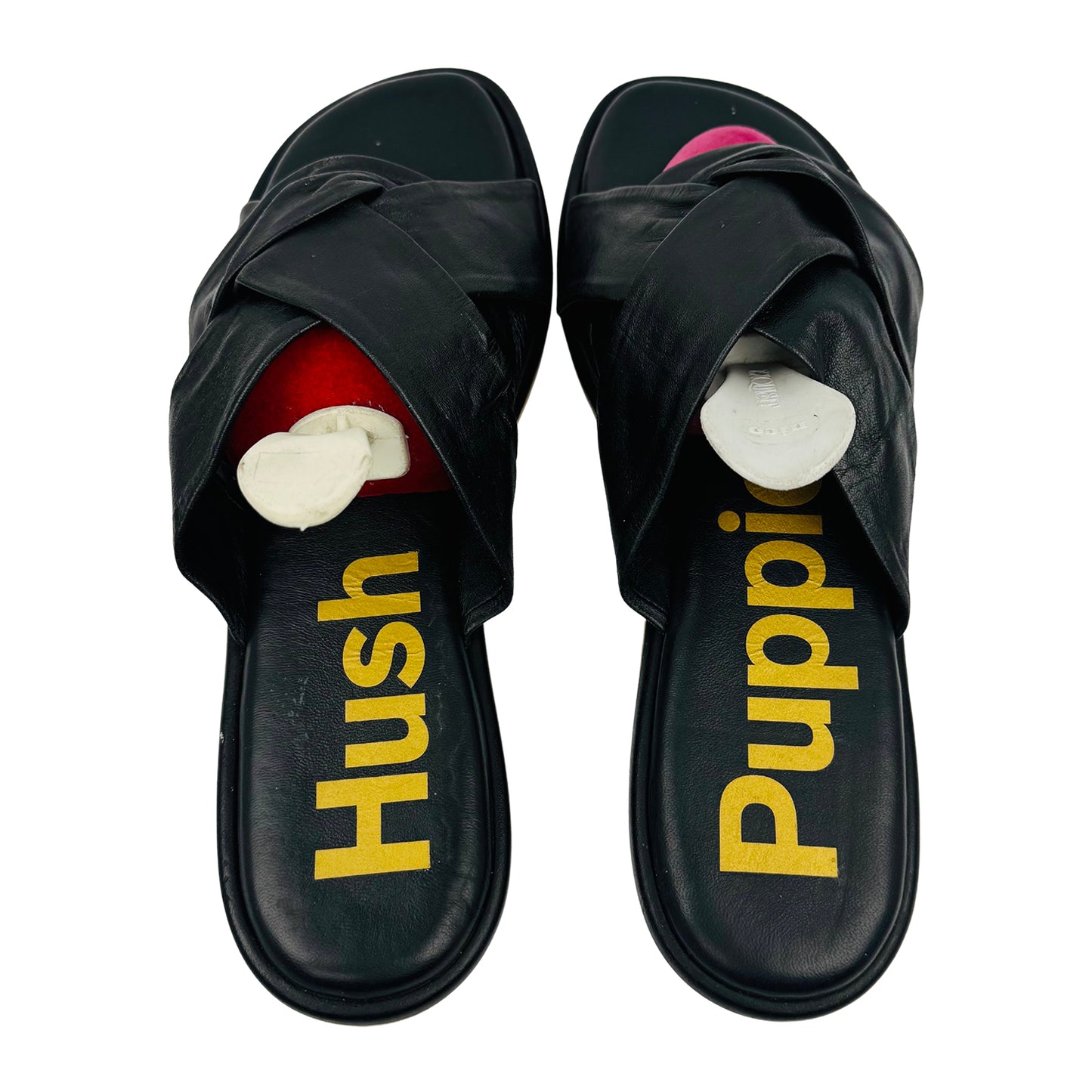 Hush Puppies Women's Emily Black Flat Slippers (Size 41)
