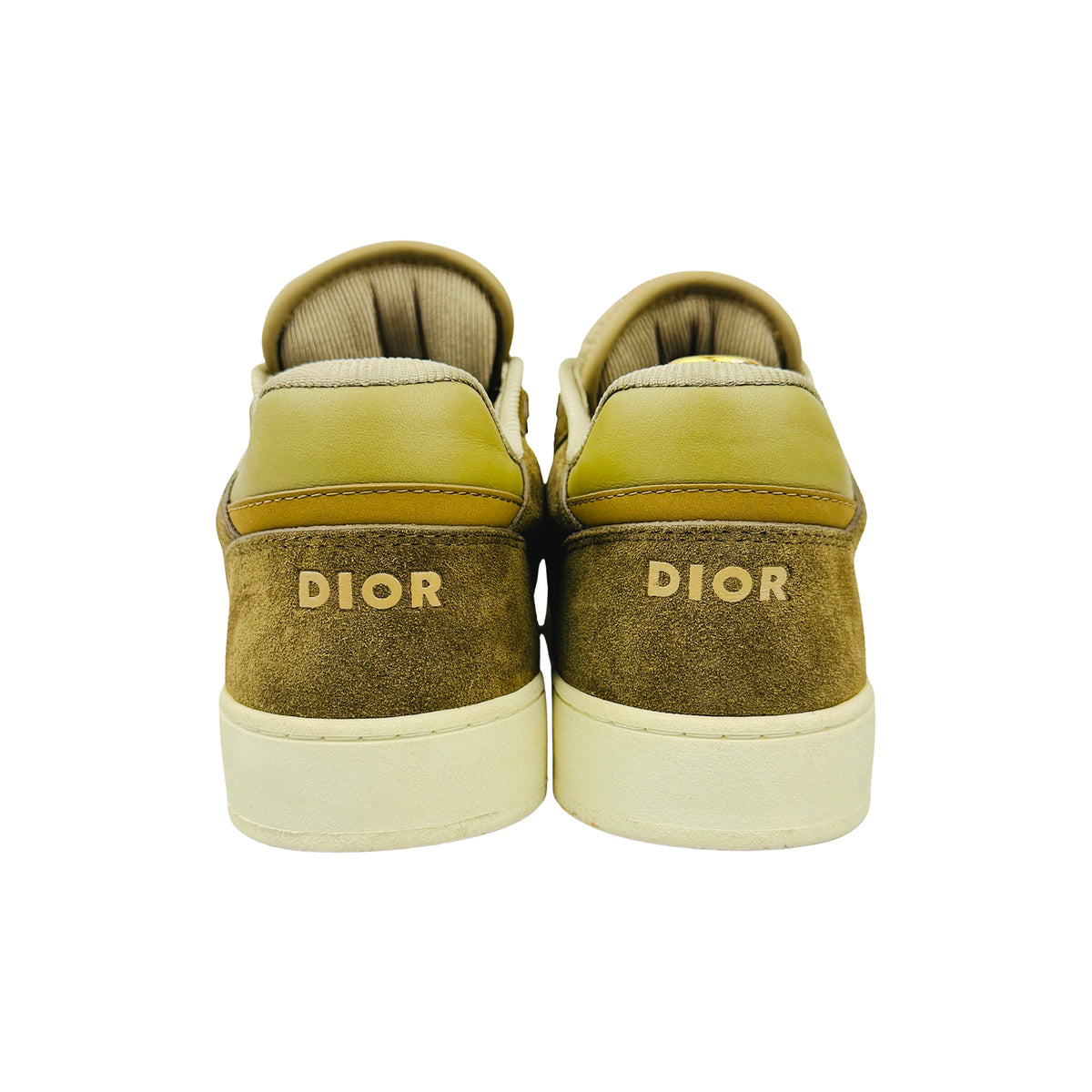 Christian Dior B27 Uptown Khaki Suede Sneakers (Size 41)