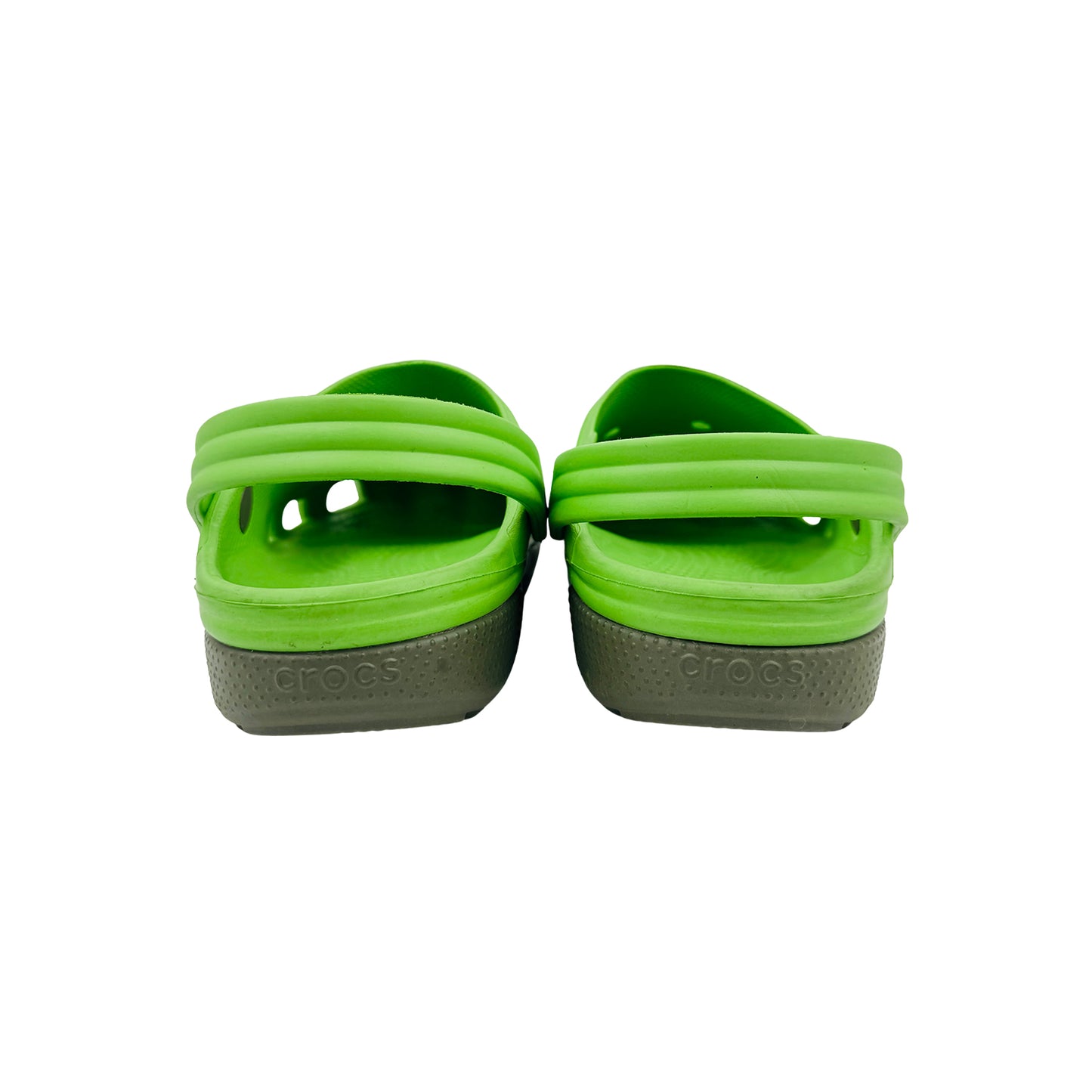 Crocs Classic Volt Green Foam Clogs (Size 37/38)