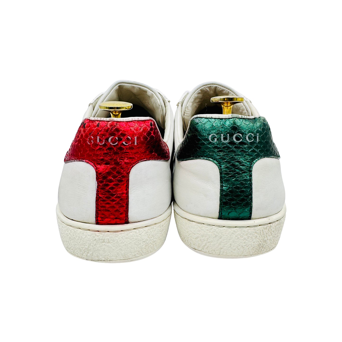 Gucci Ace Embroidered Snake Sneakers (Size 42.5) - 456230