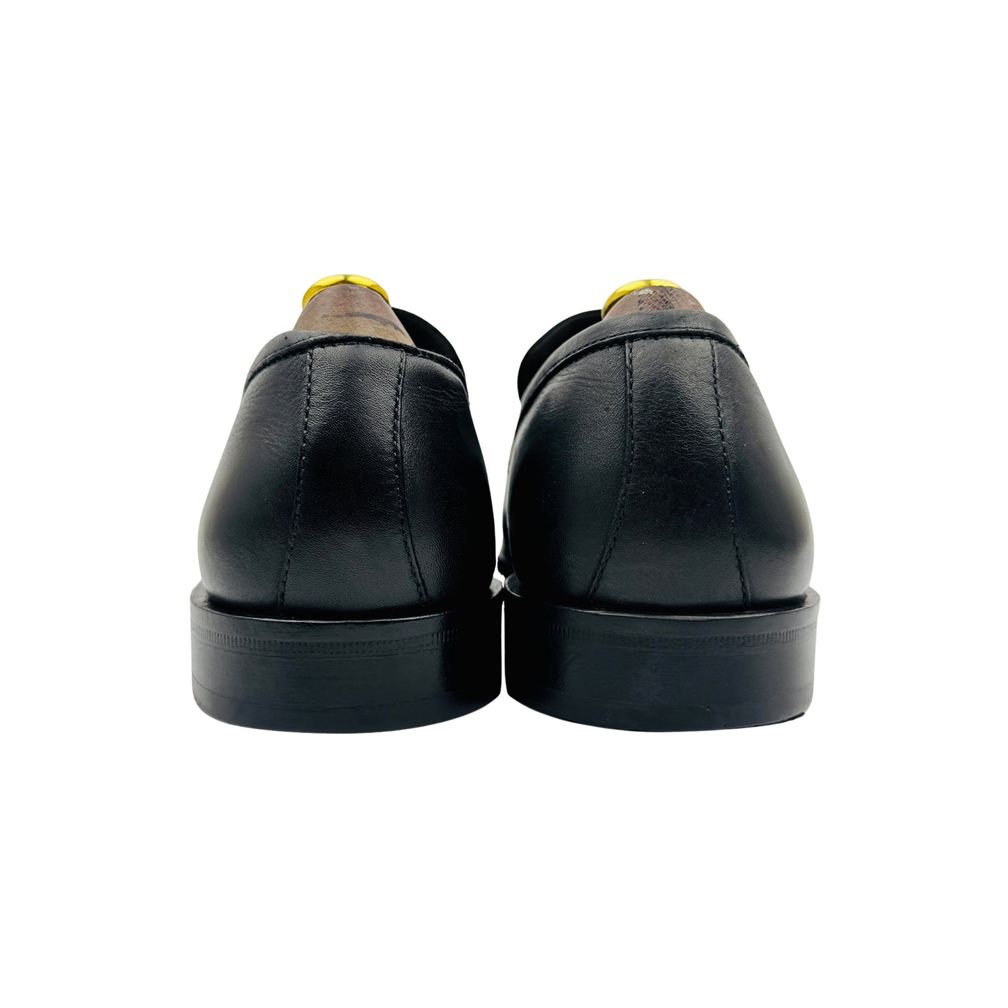 Hugo Boss Men's Black Leather Loafers (Size 42)