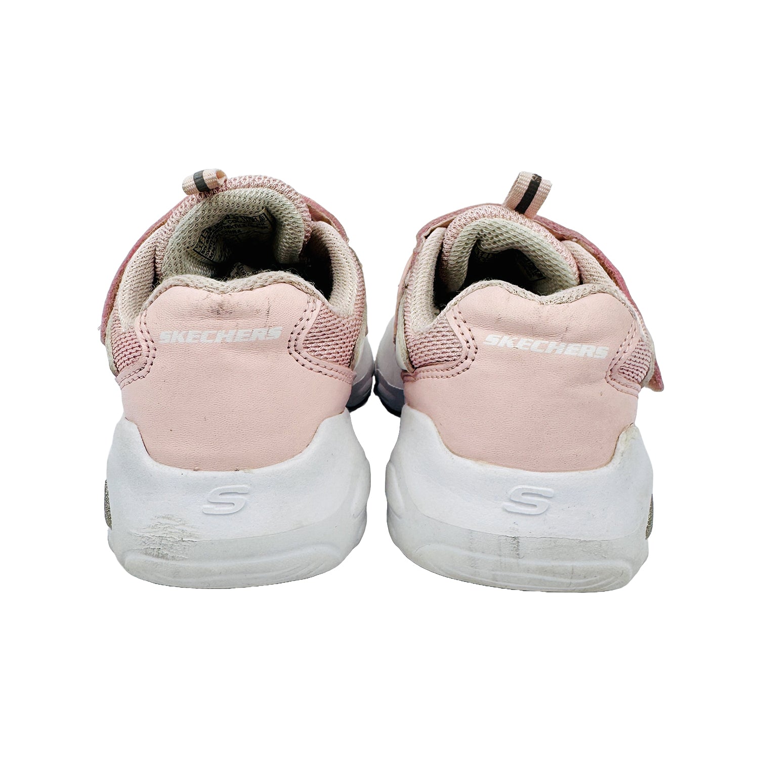 Back Side image of Skechers Kid's D'Lites Ultra Shoes (Size 27.5) - 664144L PNK