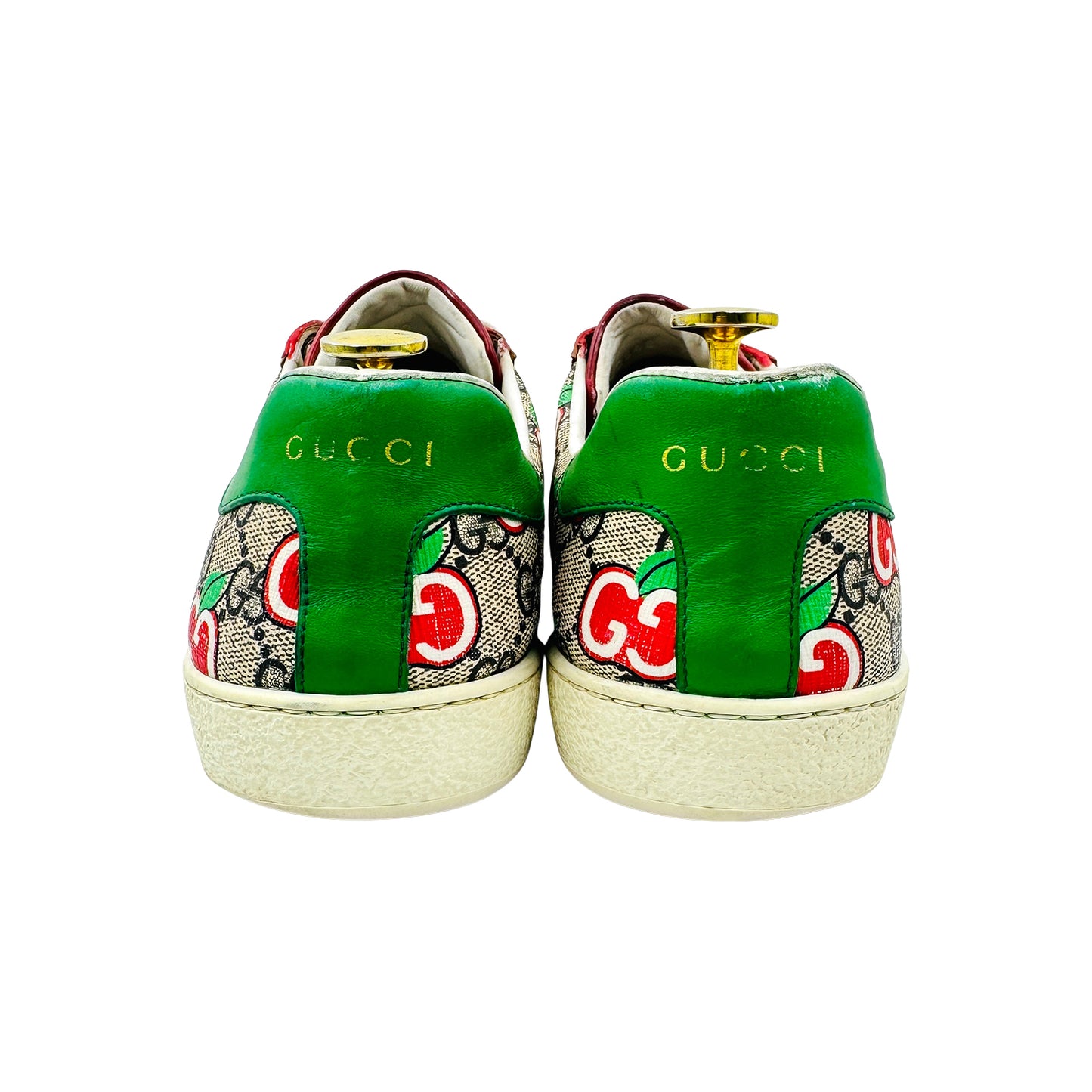 Gucci Ace GG Apple Beige Sneakers (Size 42)