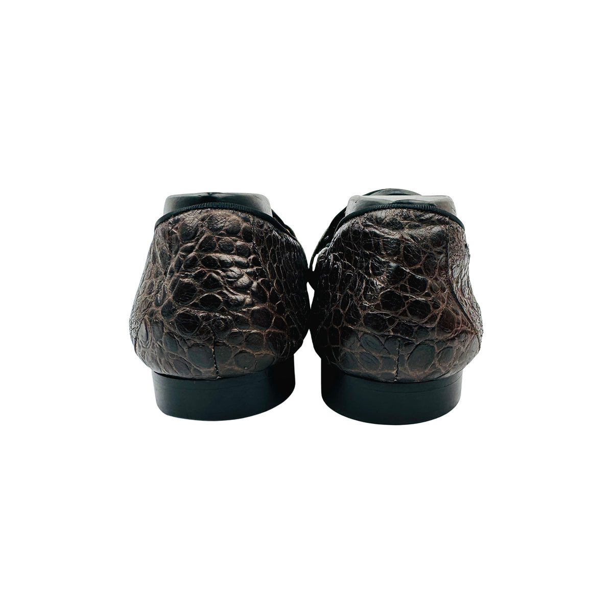 Konstantin Starke Crocodile Leather Lion Bit Loafers (Size 41)