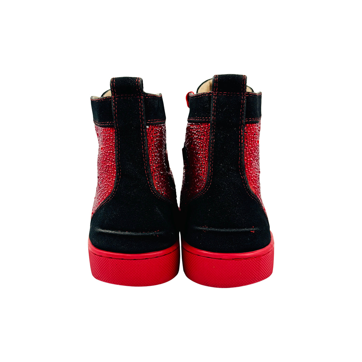 Christian Louboutin Louis Strass High Top Sneakers (Size 42)