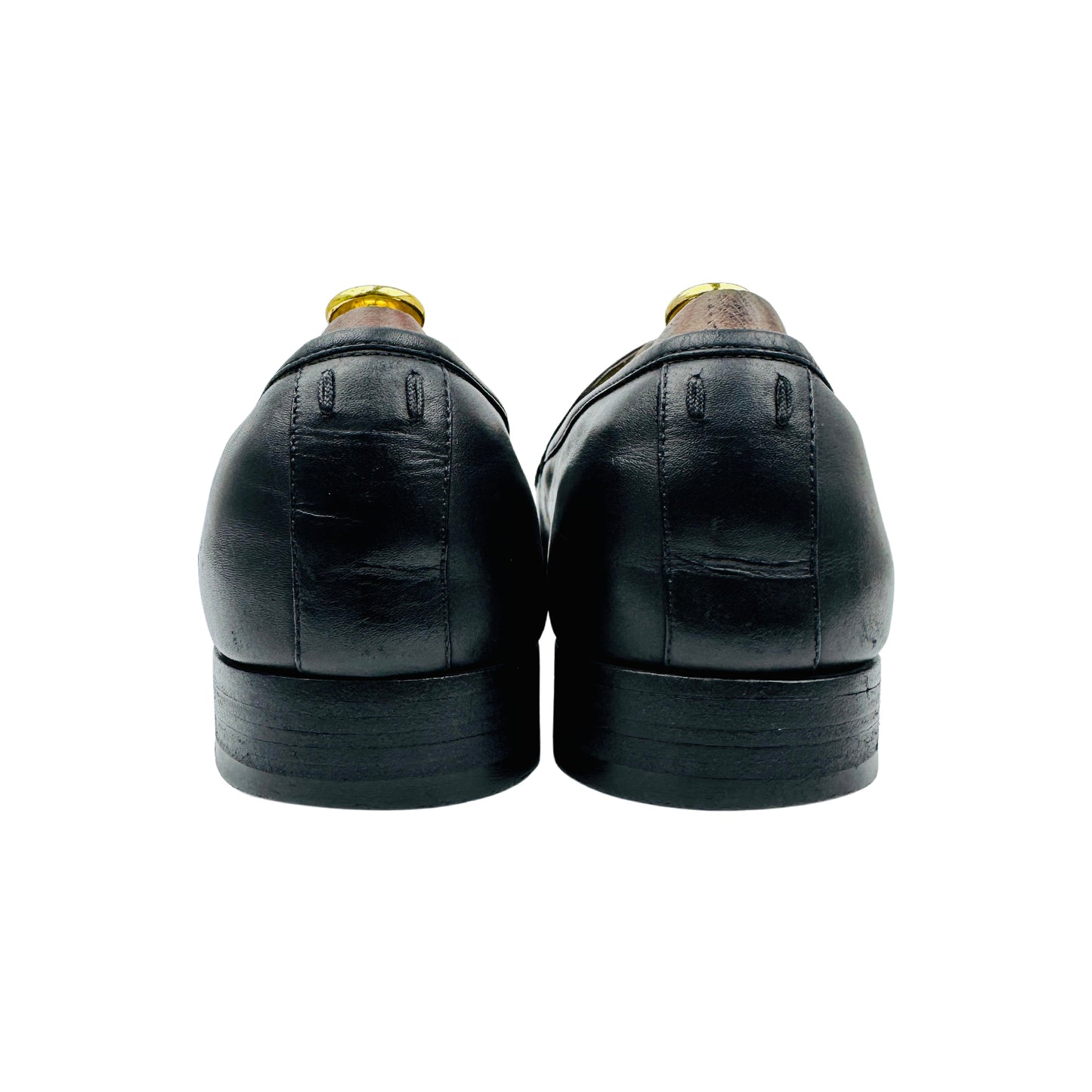 Louis Vuitton Men's Black Tassel Loafers (Size 44)