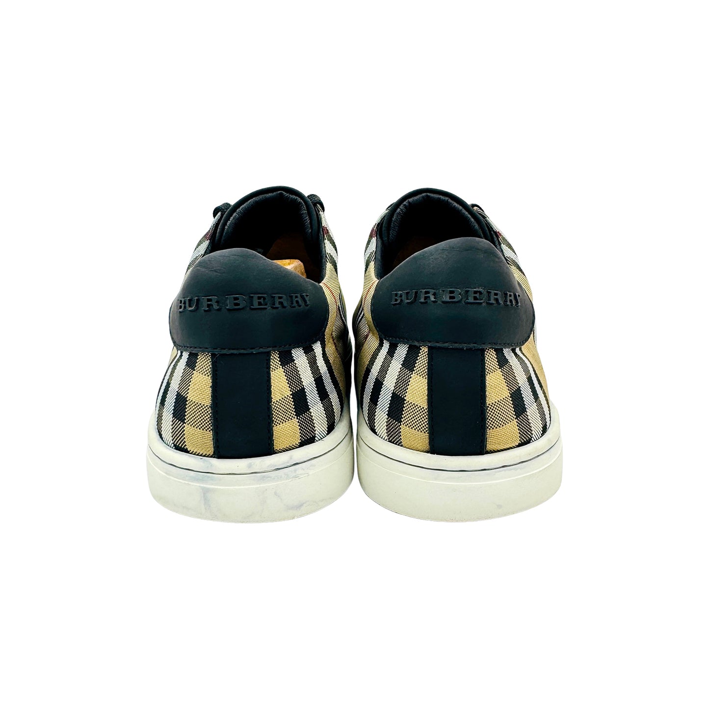 Burberry Men's Nova Check Pattern Sneakers (Size 43)