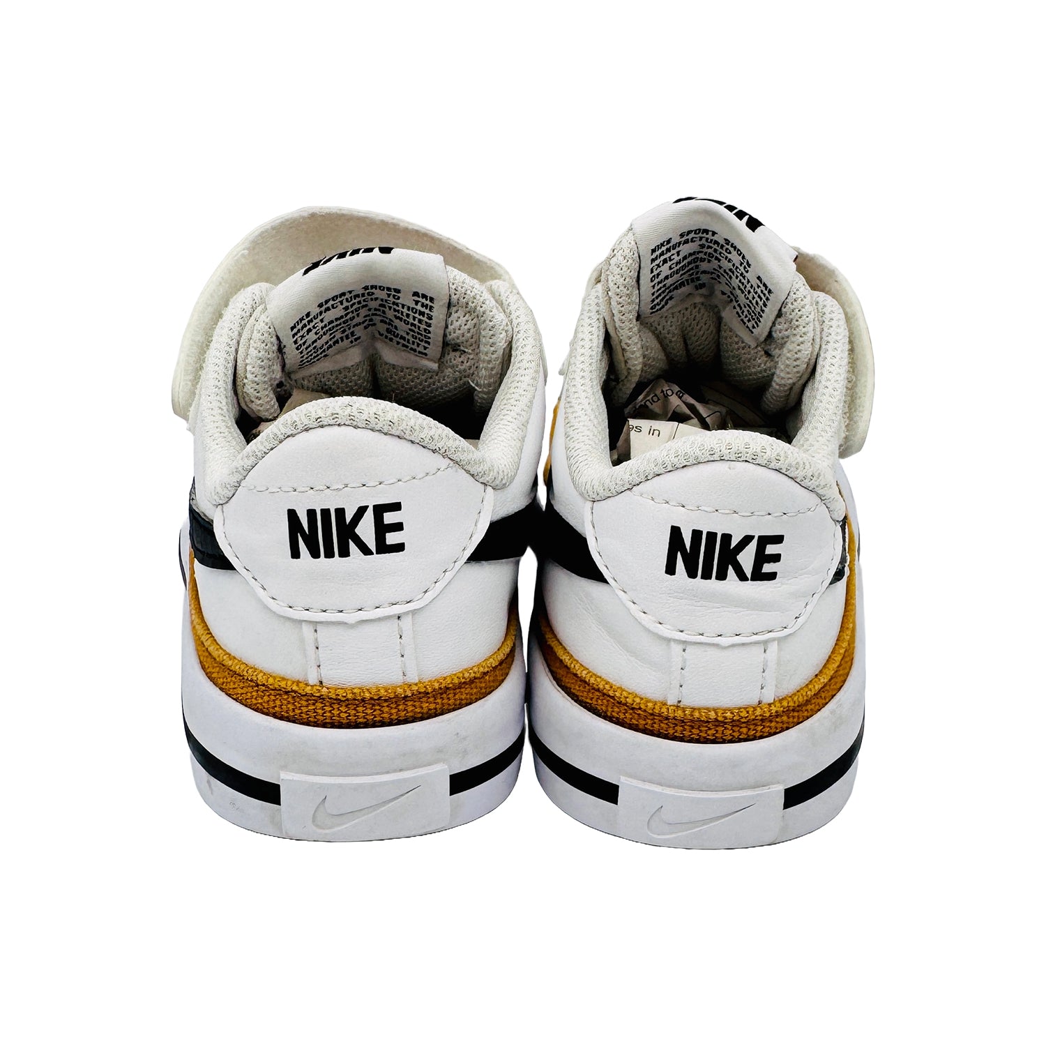 Back Side image of Nike Kid's Court Legacy Shoes (Size 29.5) - DA5381-102