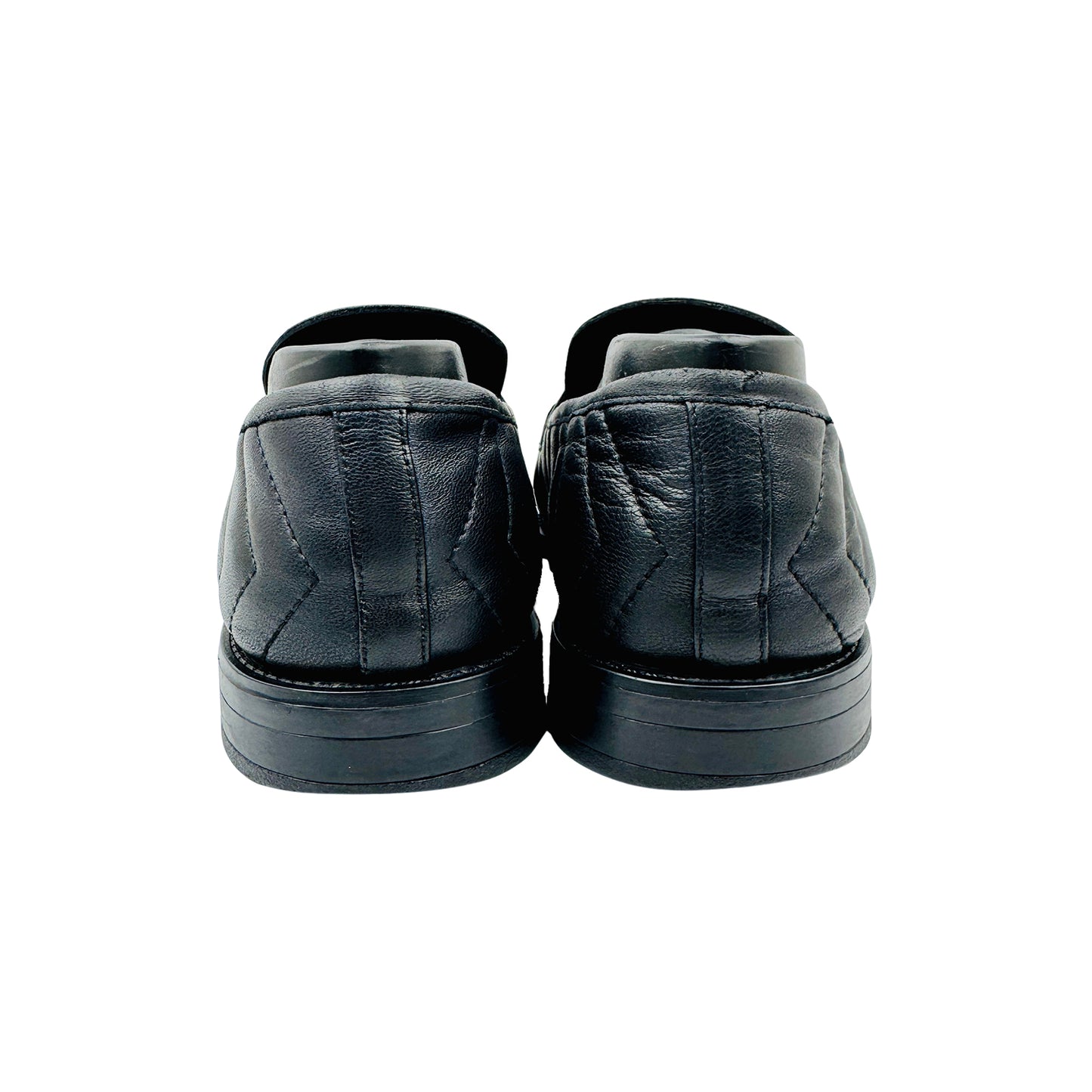 Gucci Double G Marmont Black Leather Loafers (Size 40)