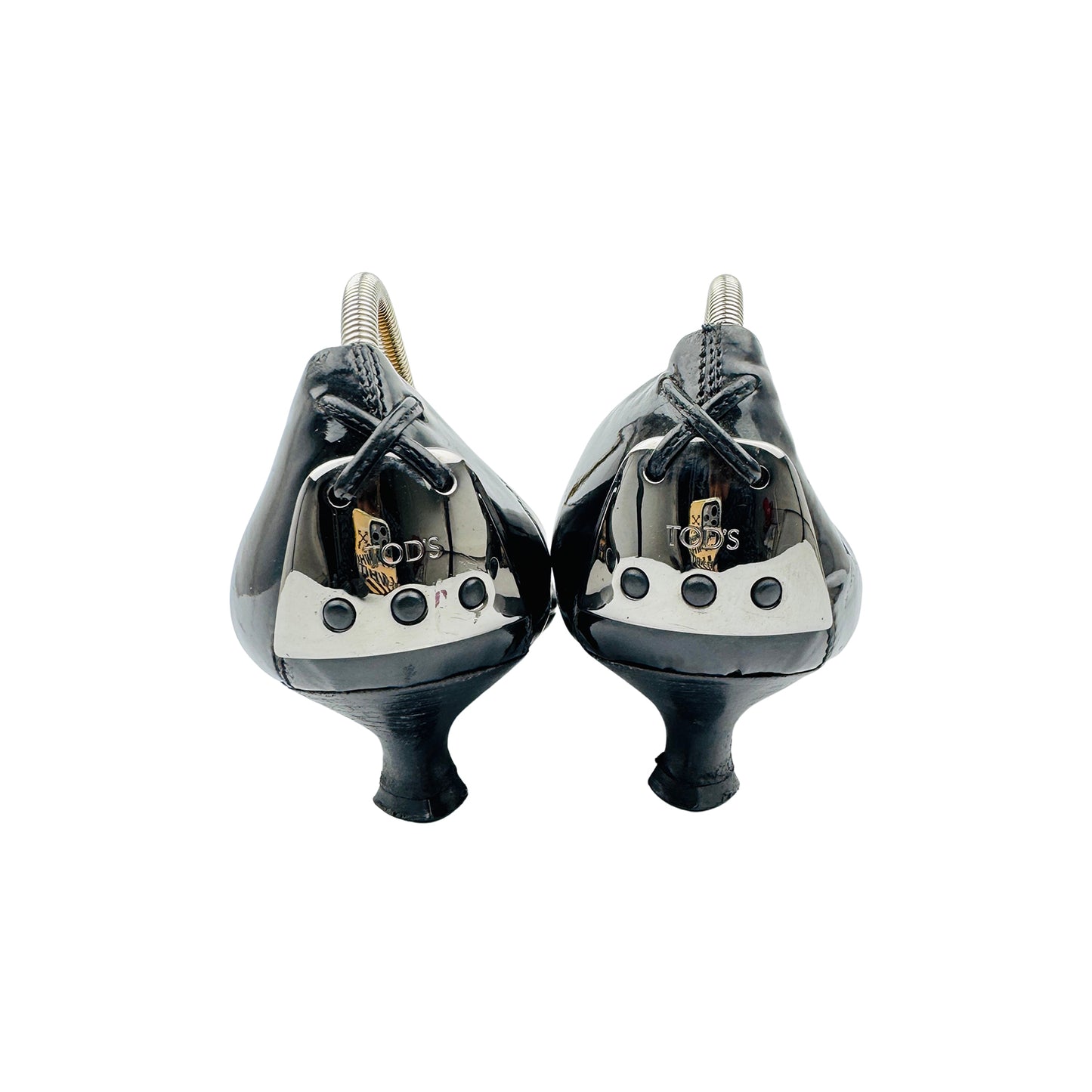 Tod's Women's Black Kitten Heel Pumps (Size 38.5)