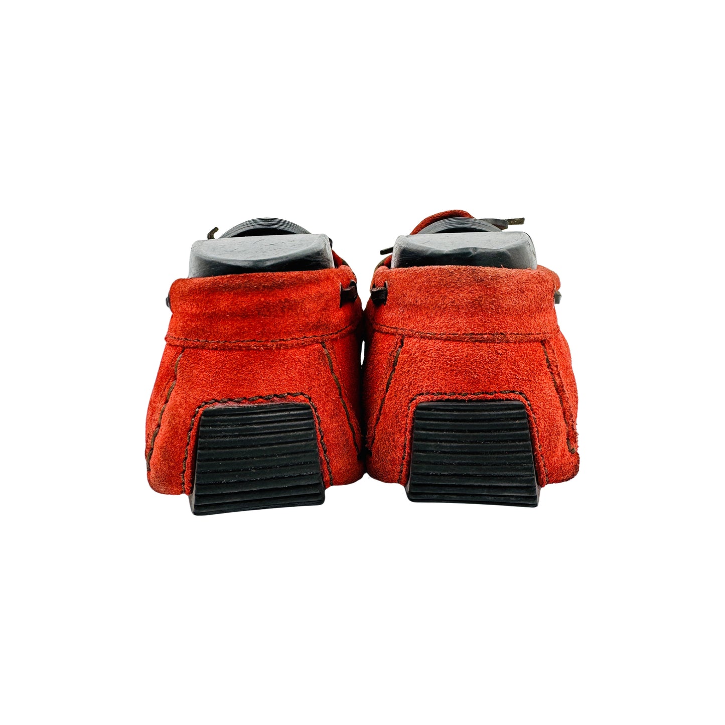 Bottega Veneta Red Intrecciato Loafers (Size 38.5) - 283058