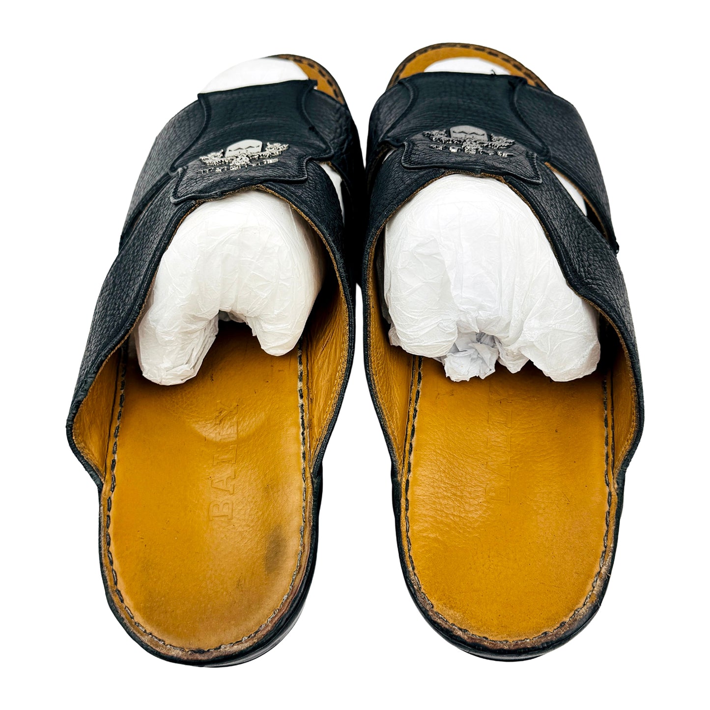 Bally Men's Hakman Black Sandal Slides (Size 43/43.5)