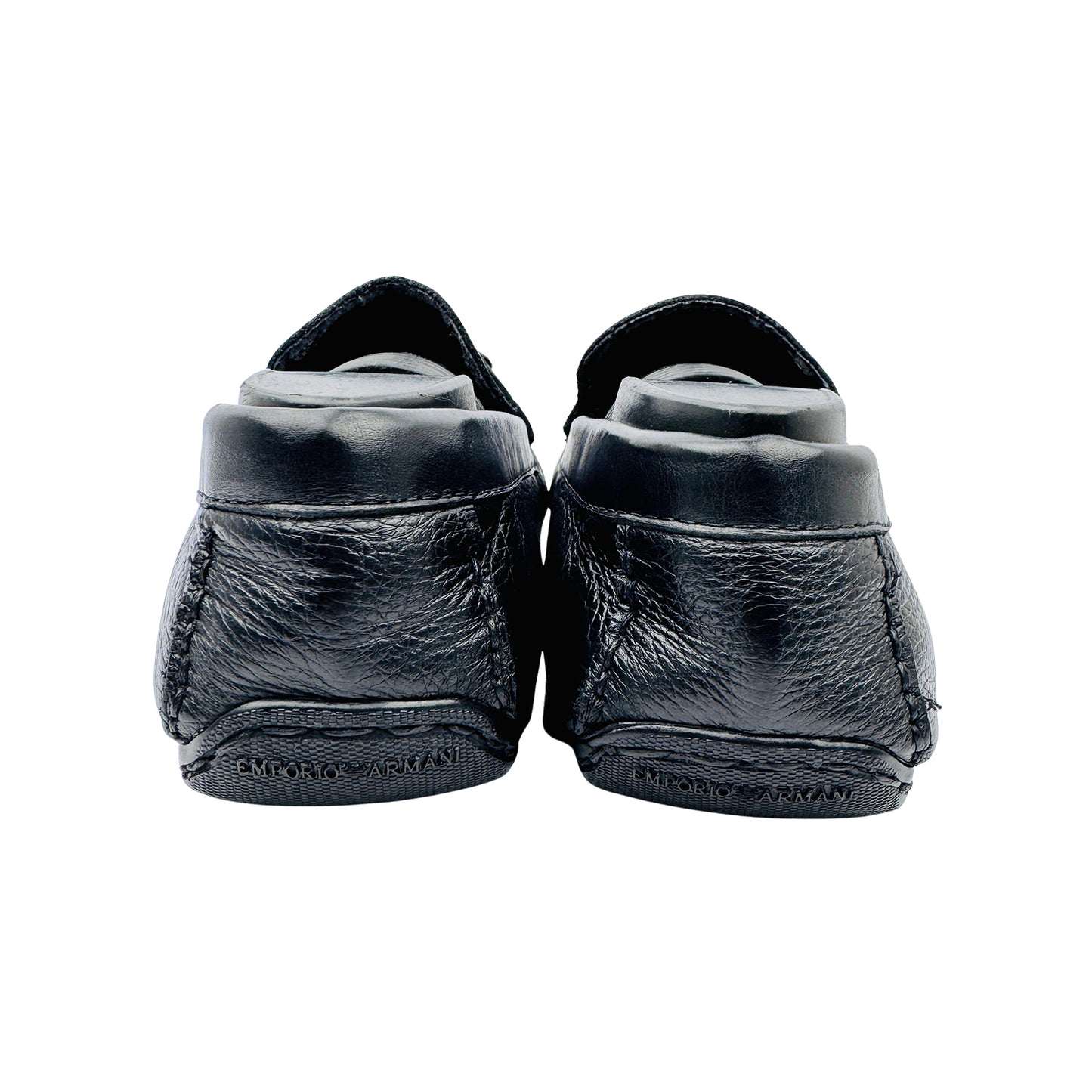 Emporio Armani Men's Driving With Stirrup Bar Loafers (Size 41.5/42)