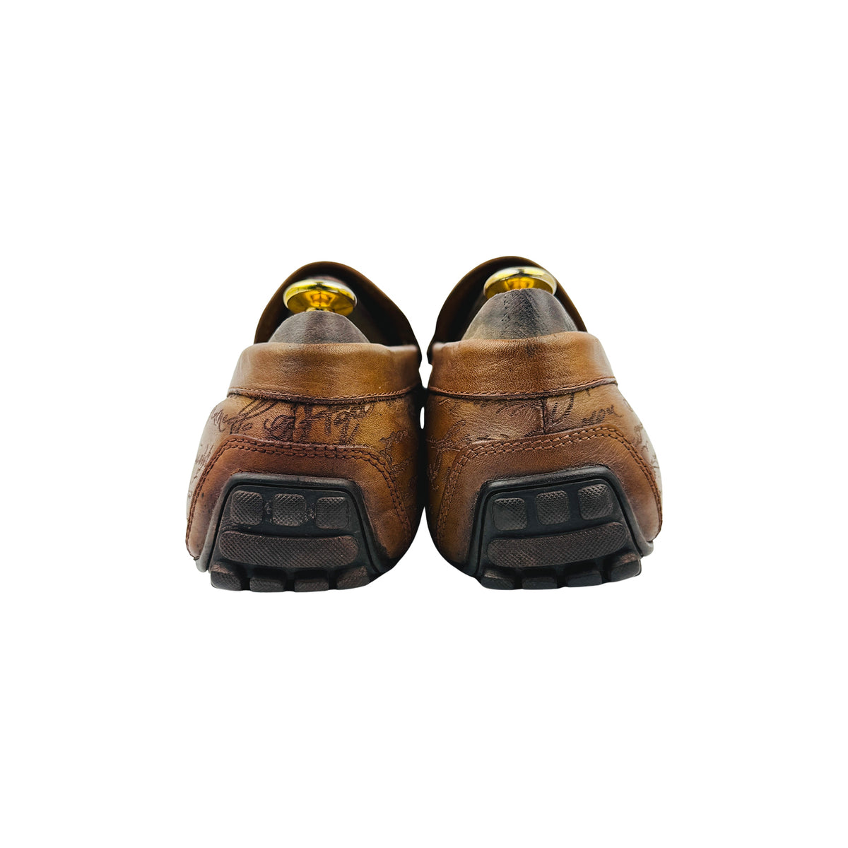 Rosso Brunello Signato Tan Brown Leather Penny Loafers (Size 42.5/43)