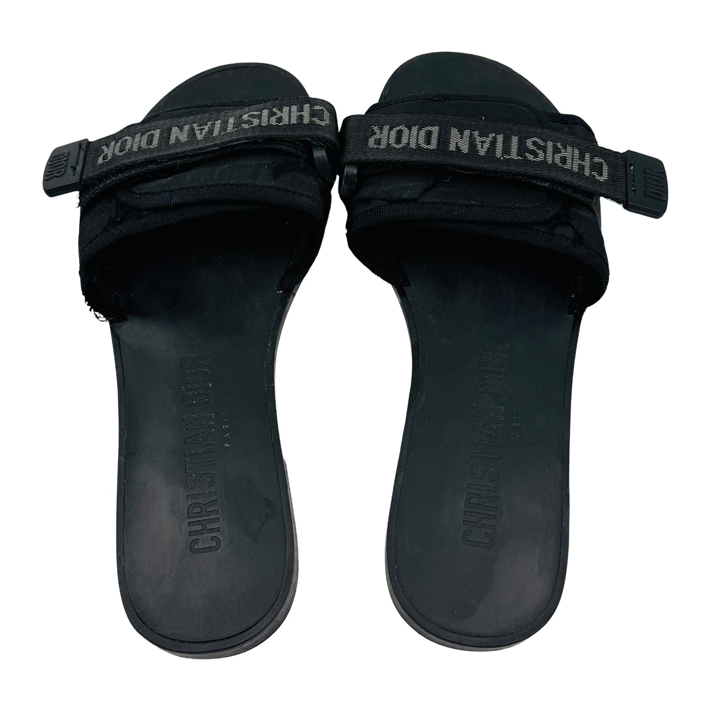 Christian Dior Evolution Black Slides (Size 41)