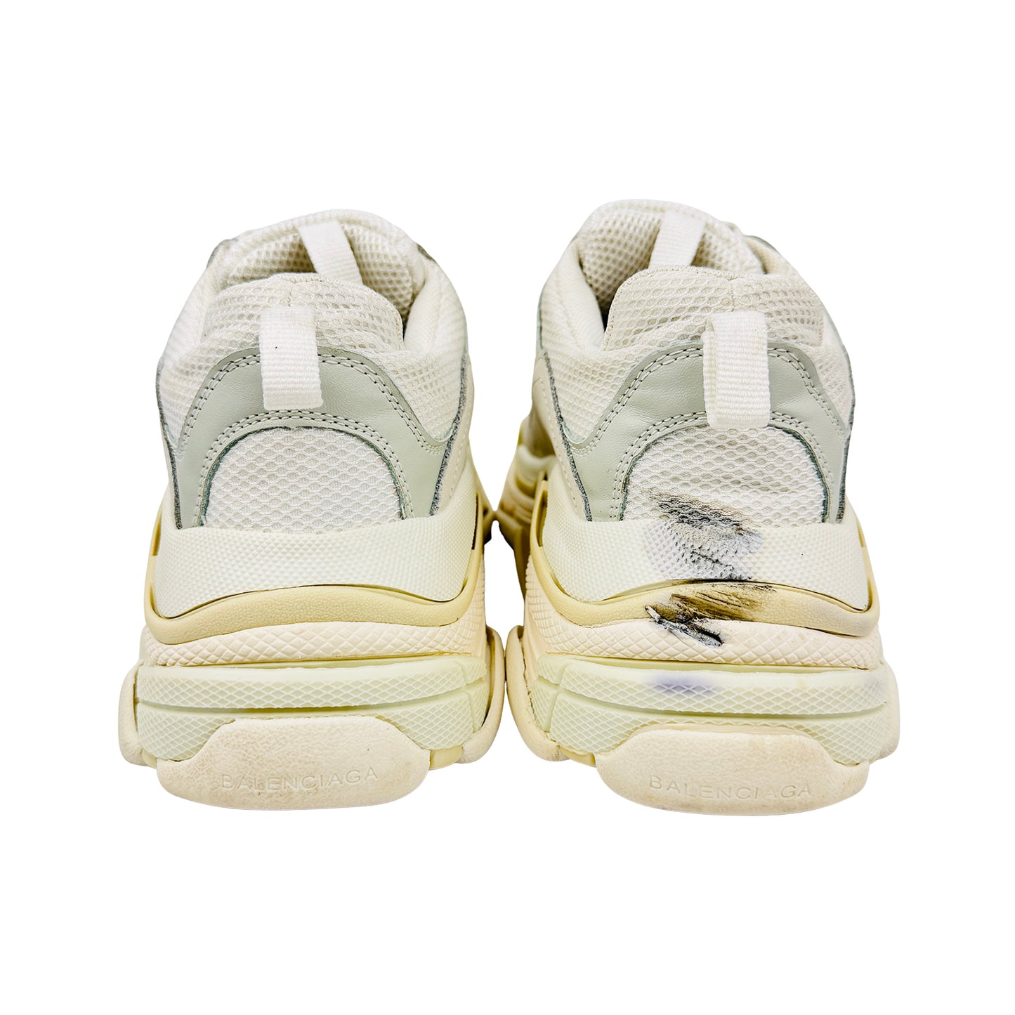 Balenciaga Triple S 'Cream Off-White' Shoes (Size 39)