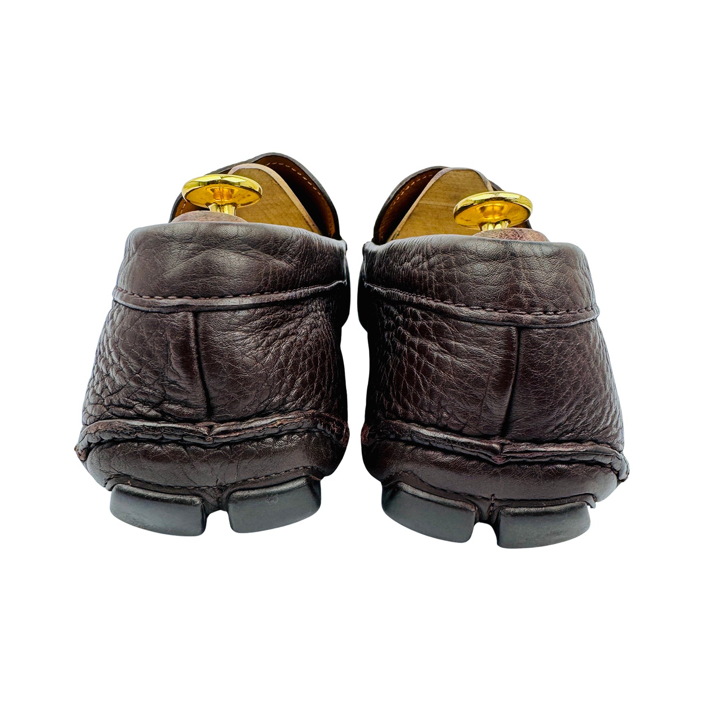 Prada Men's Saffiano Driving Leather Loafers (Size 44/44.5) - 2DD003