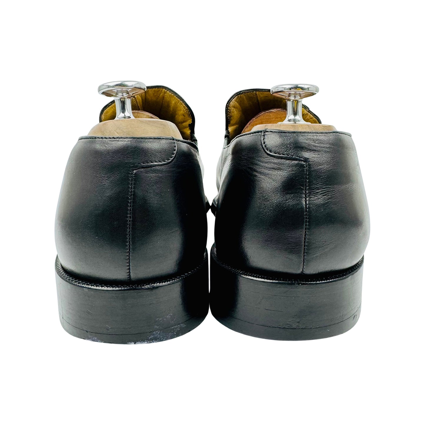 Bally Men's Black Leather Formal Loafers (Size 44.5)