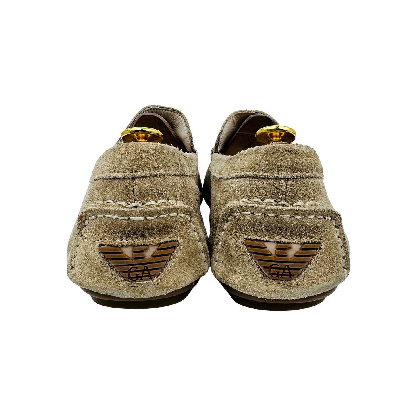 Armani Jeans Men's Beige Loafers (Size 44) - 935588 CC555