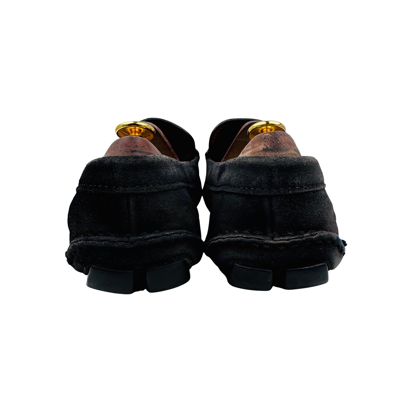 Prada Men's Black Suede Driving Loafers (Size 43.5)