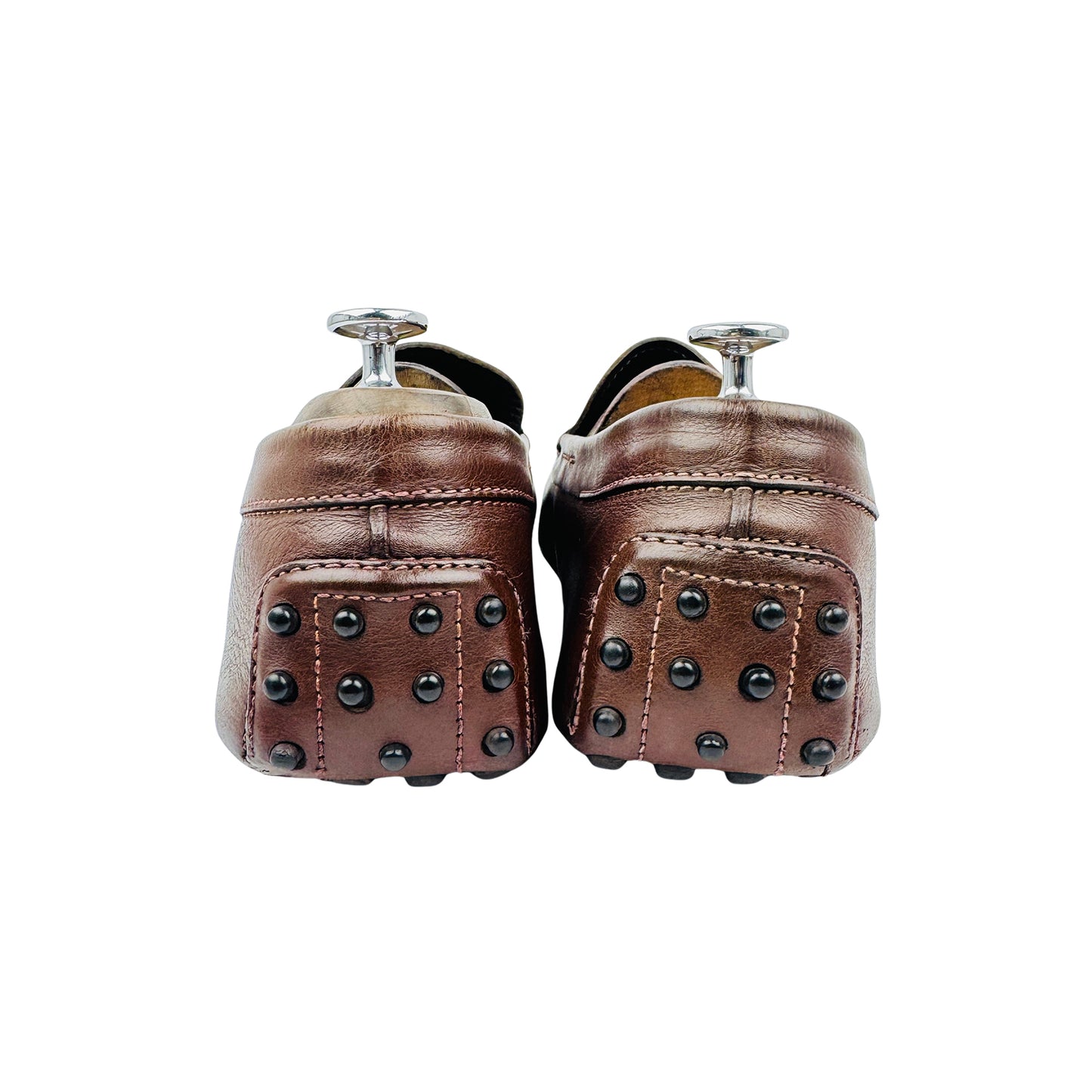 Tod’s Men's Brown Leather Gommino Loafers (Size 45)