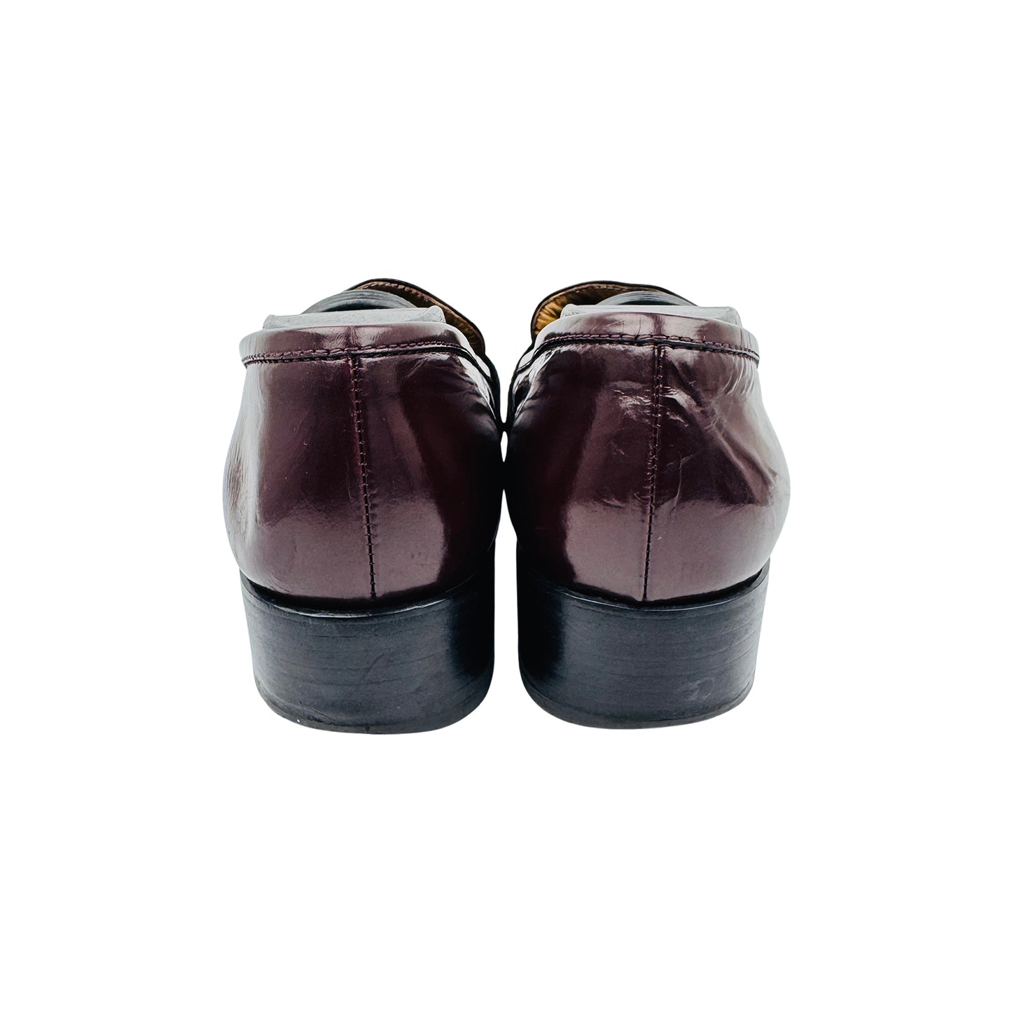 Hermès 'Burgundy' Leather Loafers (Size 40/40.5)