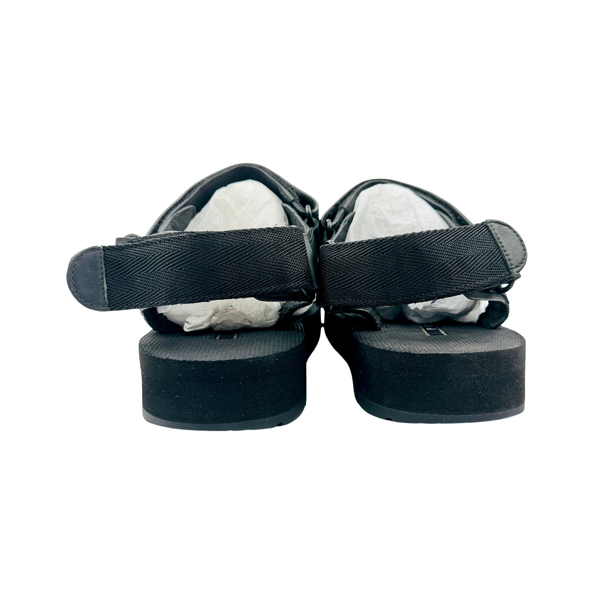 Prada Black Woven Canvas Nomad Sandals (Size 41)