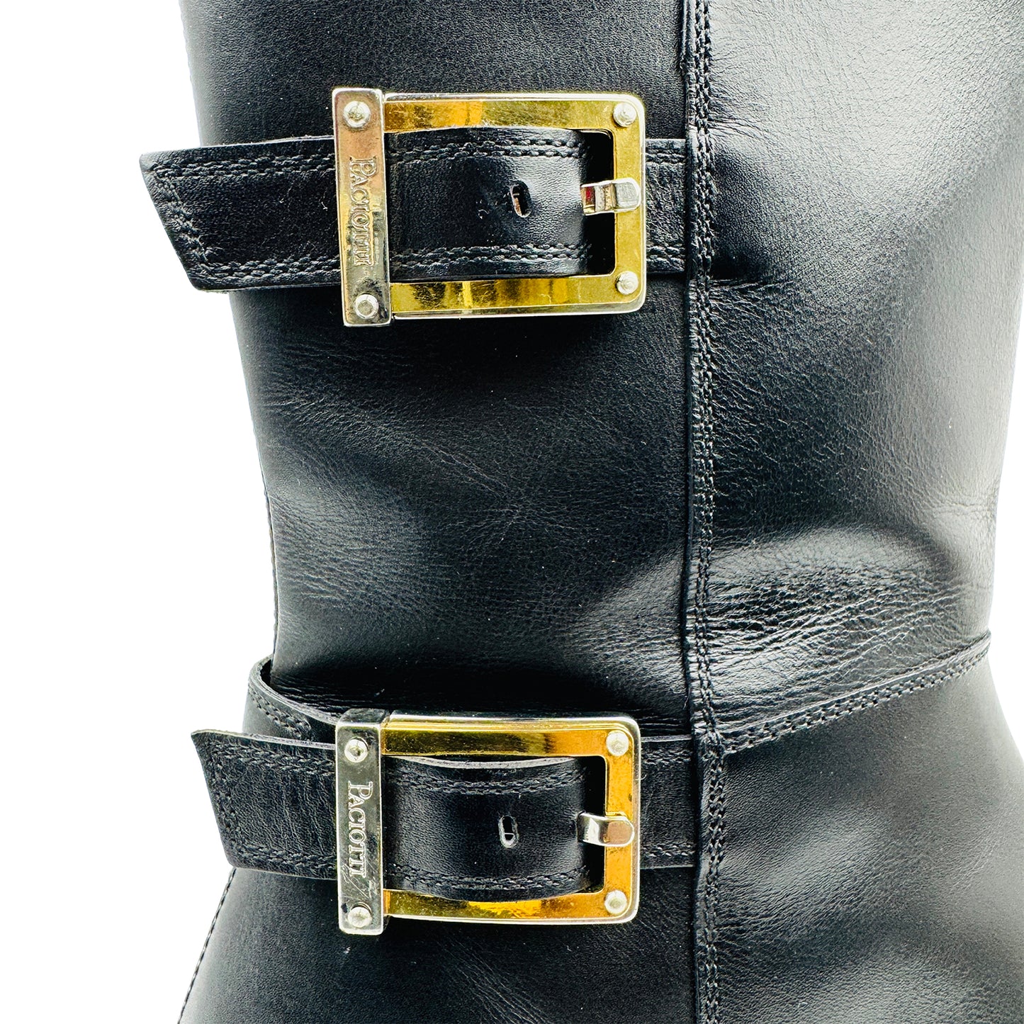 Cesare Paciotti Black Leather Boots (Size 41.5)