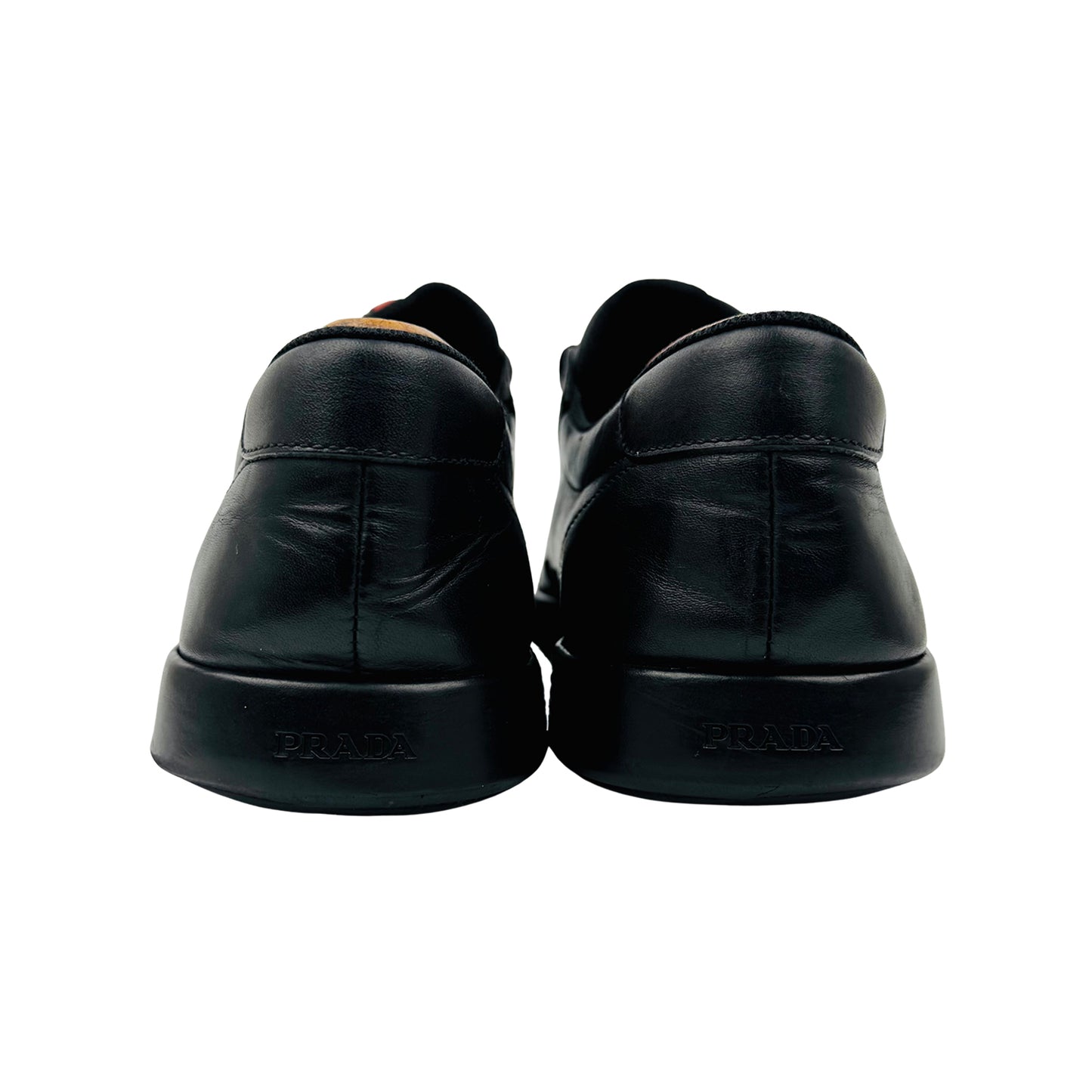 Prada Men's Black Low-Top Sneakers (Size 42.5)